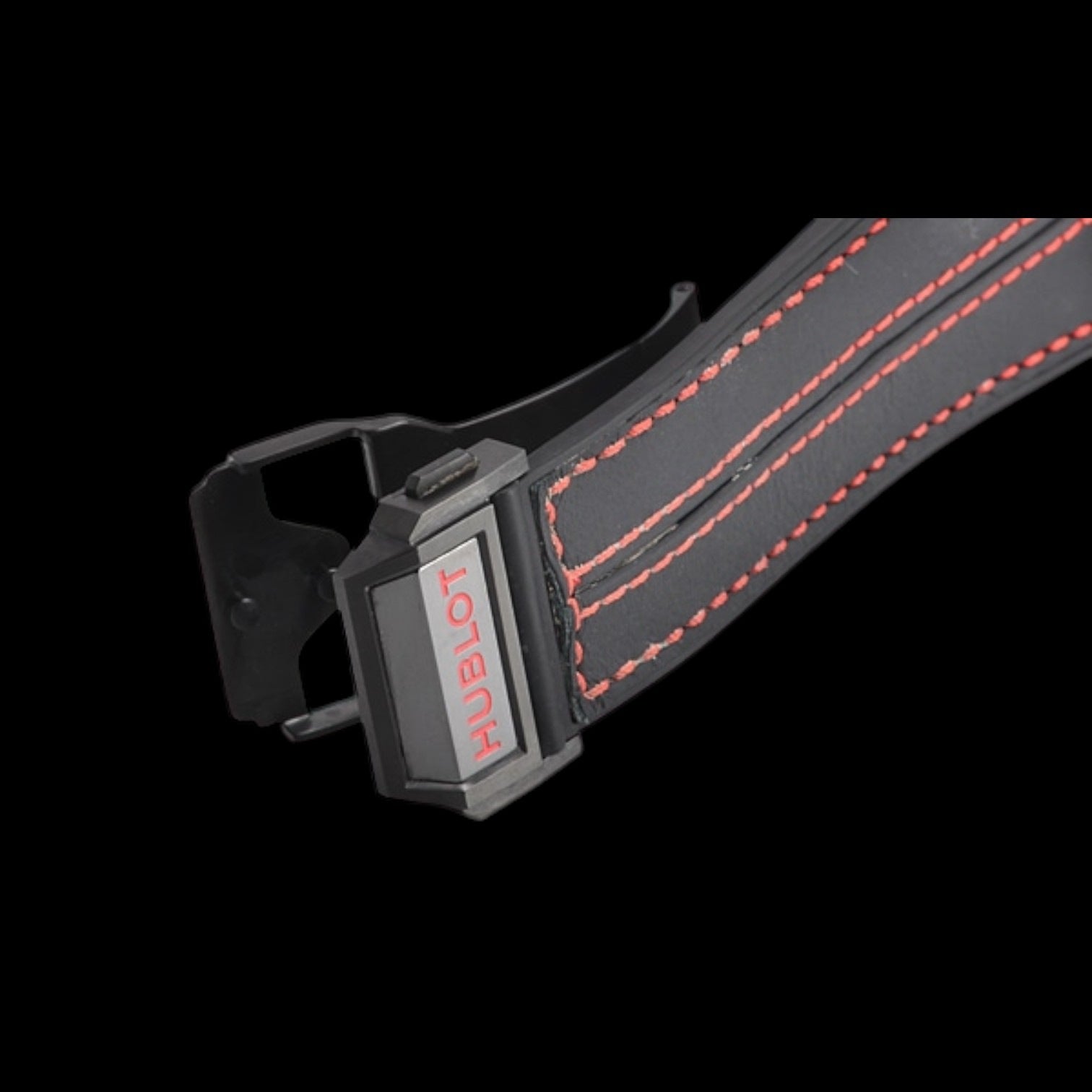 Big Bang Unico Ferrari Skeleton Red Arabic Black Ceramic Case Leather 45mm