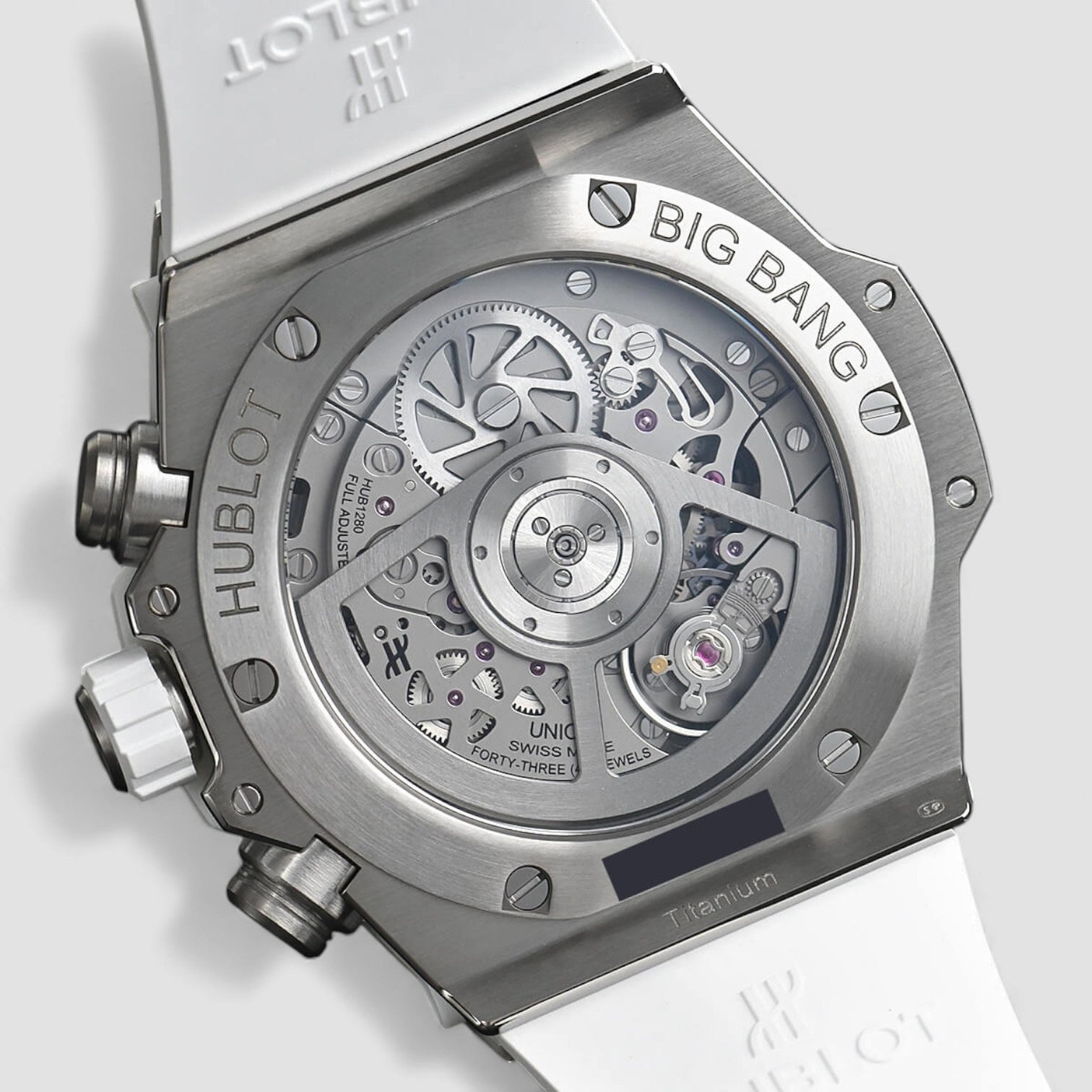 Big Bang Unico White Pavé 42mm