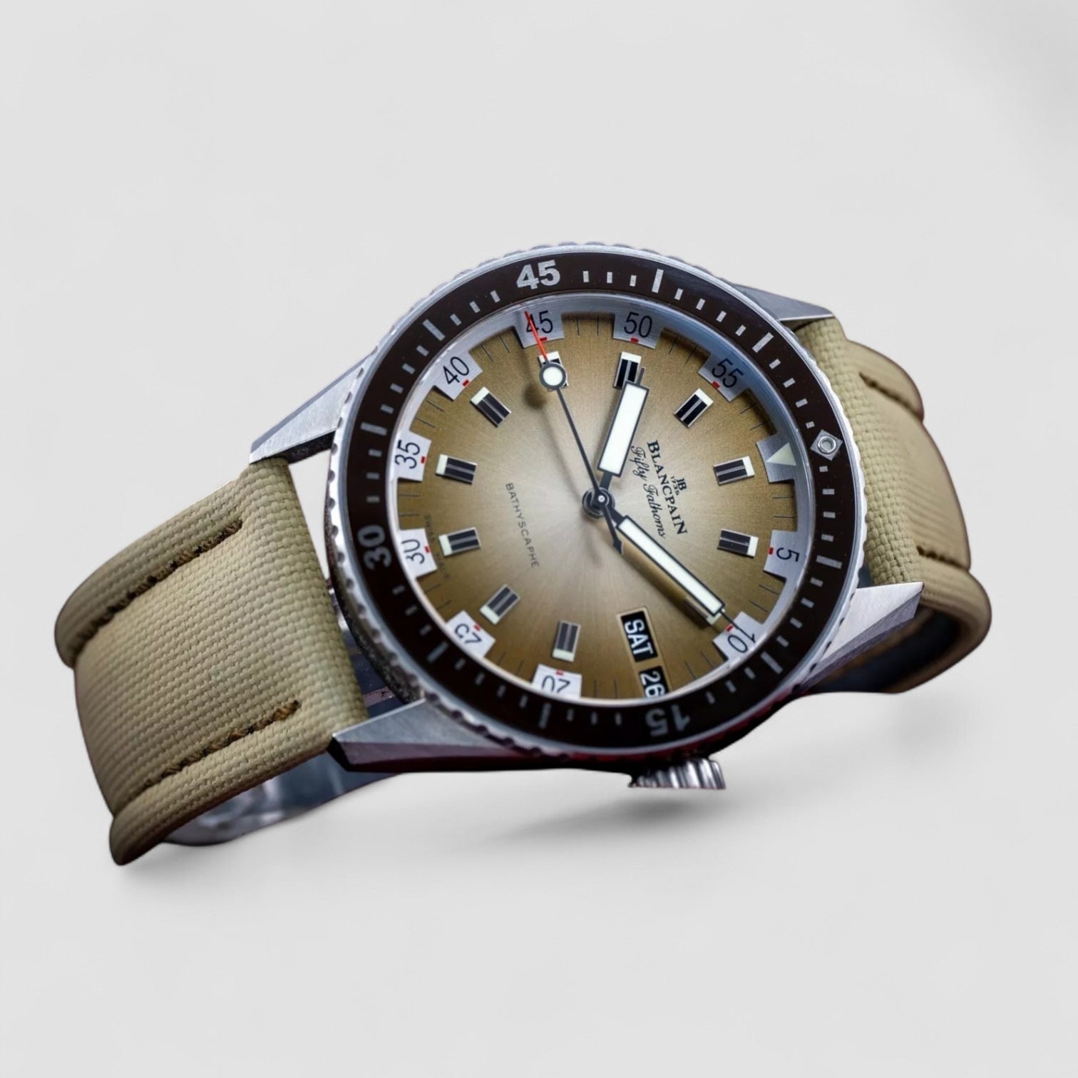 Fifty Fathoms Bathyscaphe Day Date Desert Edition