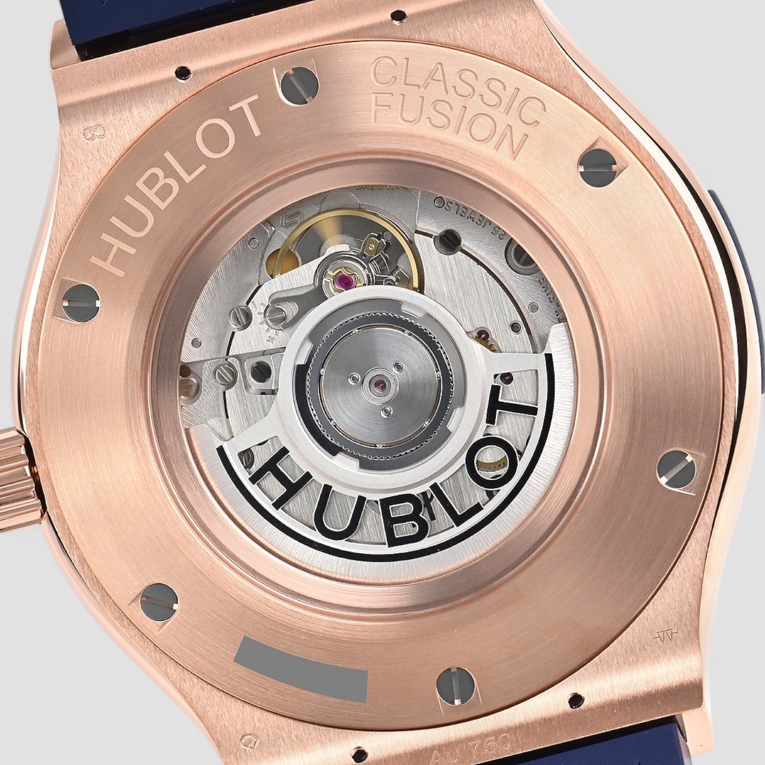 Classic Fusion Blue Sunray Dial 18kt King Gold Automatic Men's Watch