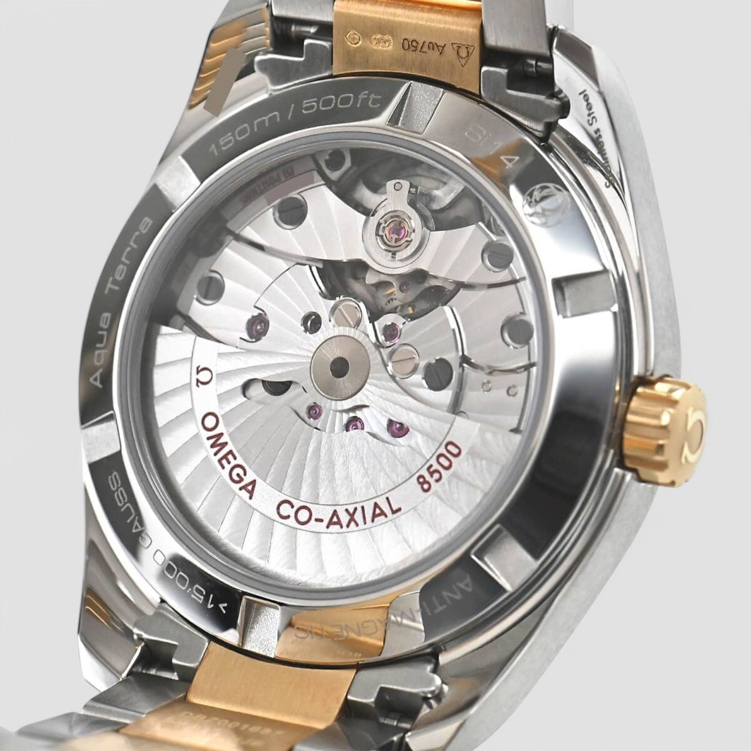 Seamaster Aqua Terra Automatic Chronometer Diamond White Mother of Pearl Dial Watch