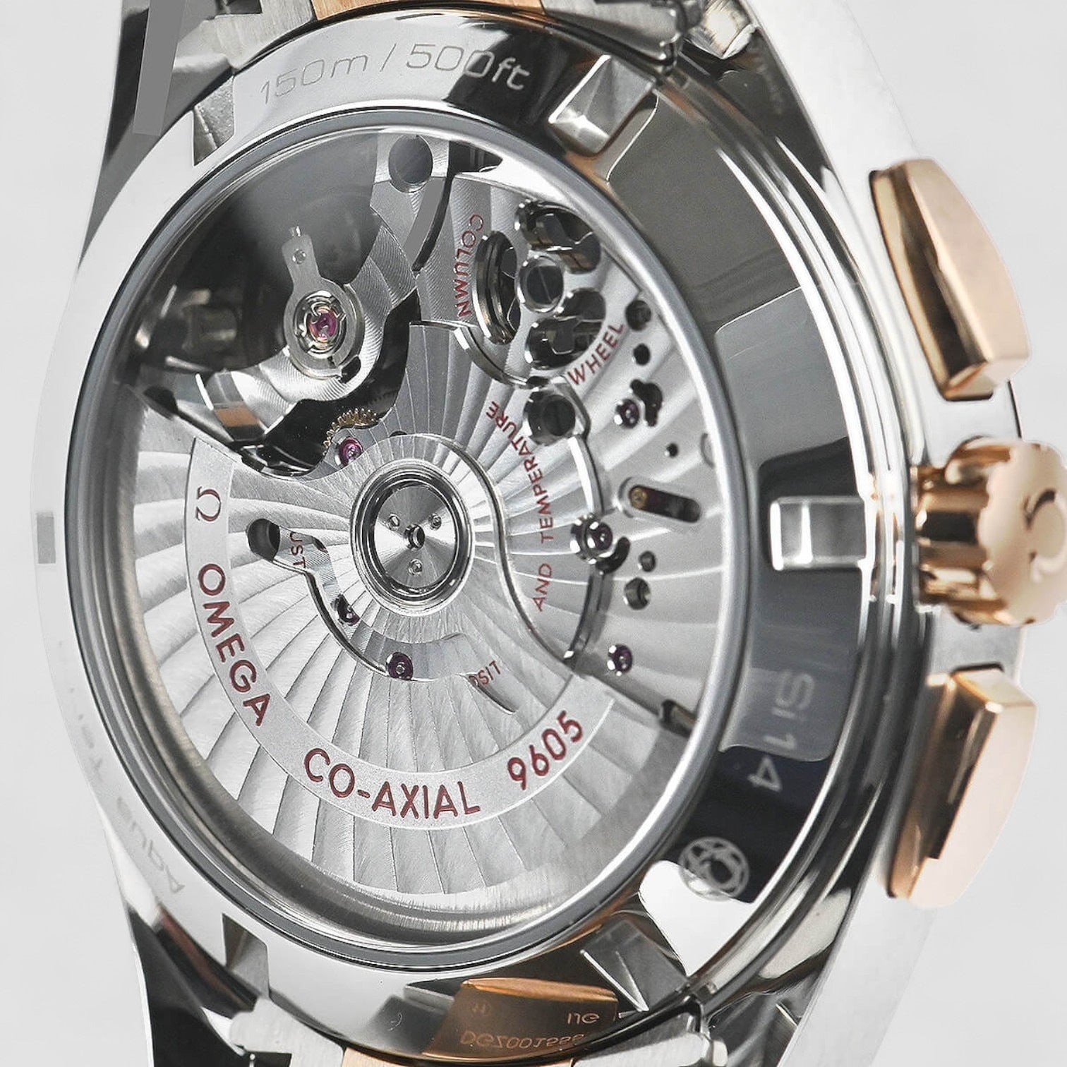 Aqua Terra GMT Steel Rose Gold Mens Watch