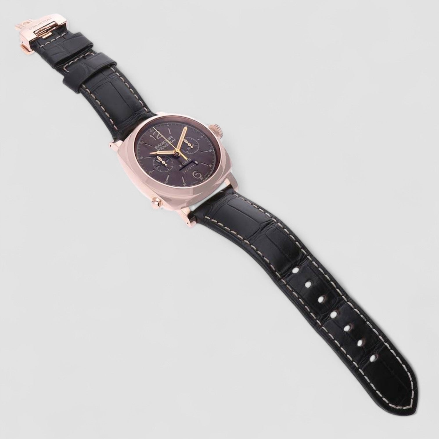 Radiomir Monopulsante 8 Days GMT Rose Gold Watch