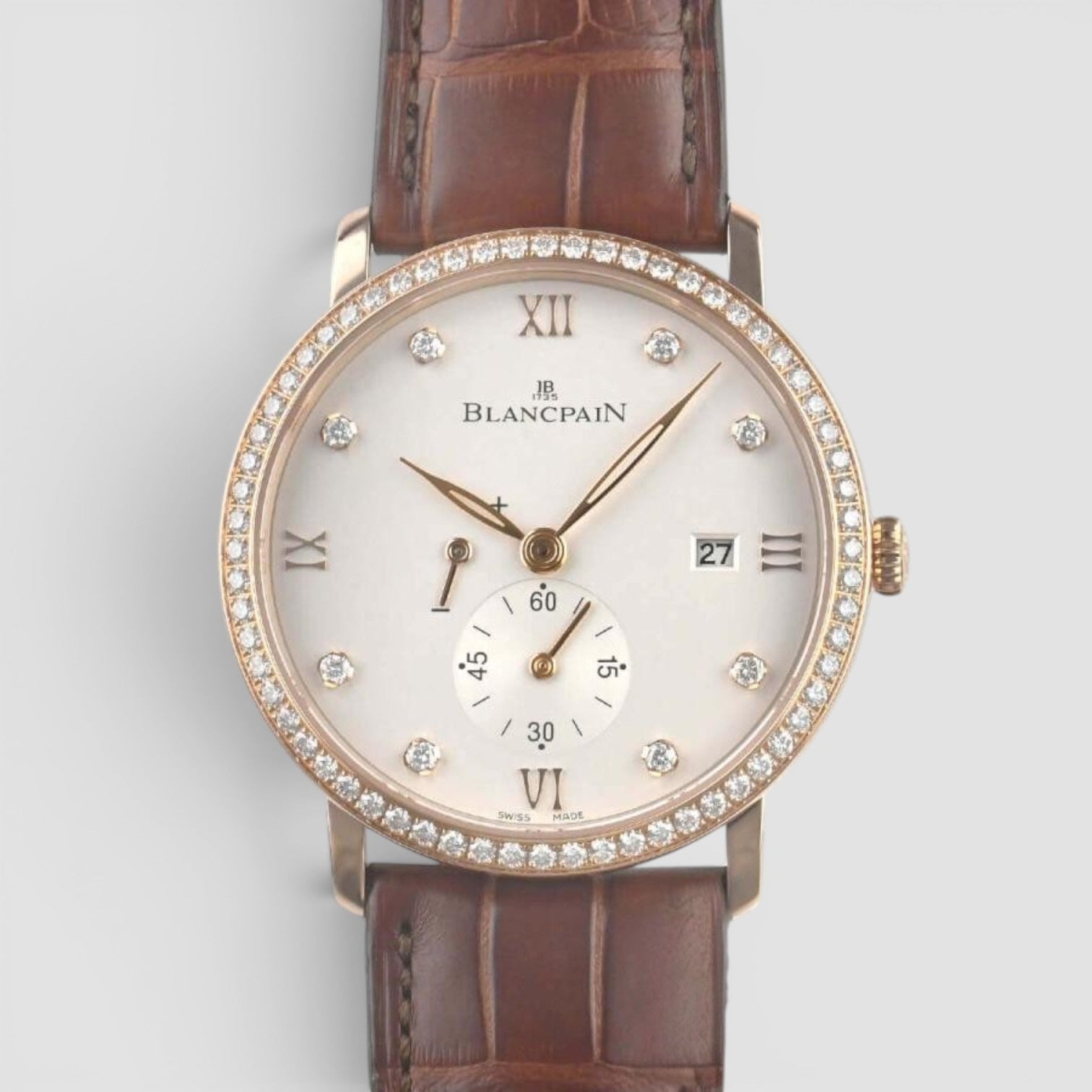 Blancpain Villeret Ultra-Slim 40mm Rose Gold White Dial 6606-2987-55B