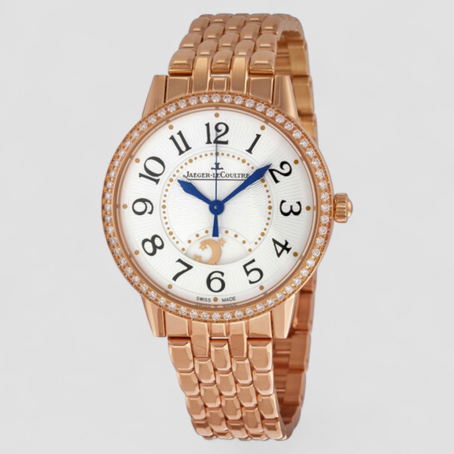 Rendez-Vous Silver Dial 18kt Rose Gold Ladies Watch