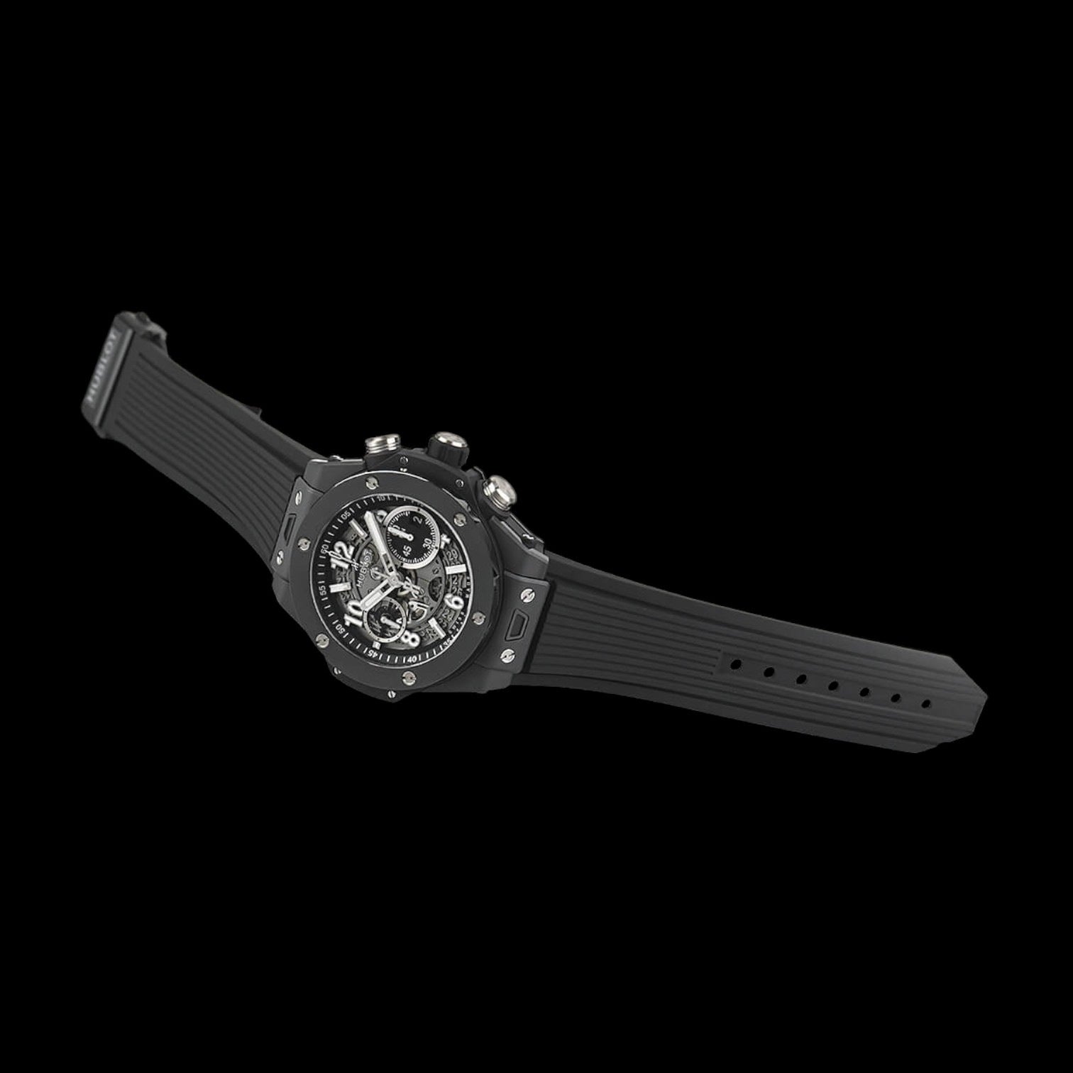 Big Bang Unico Black Magic Chronograph Automatic Silver Dial Men's Watch