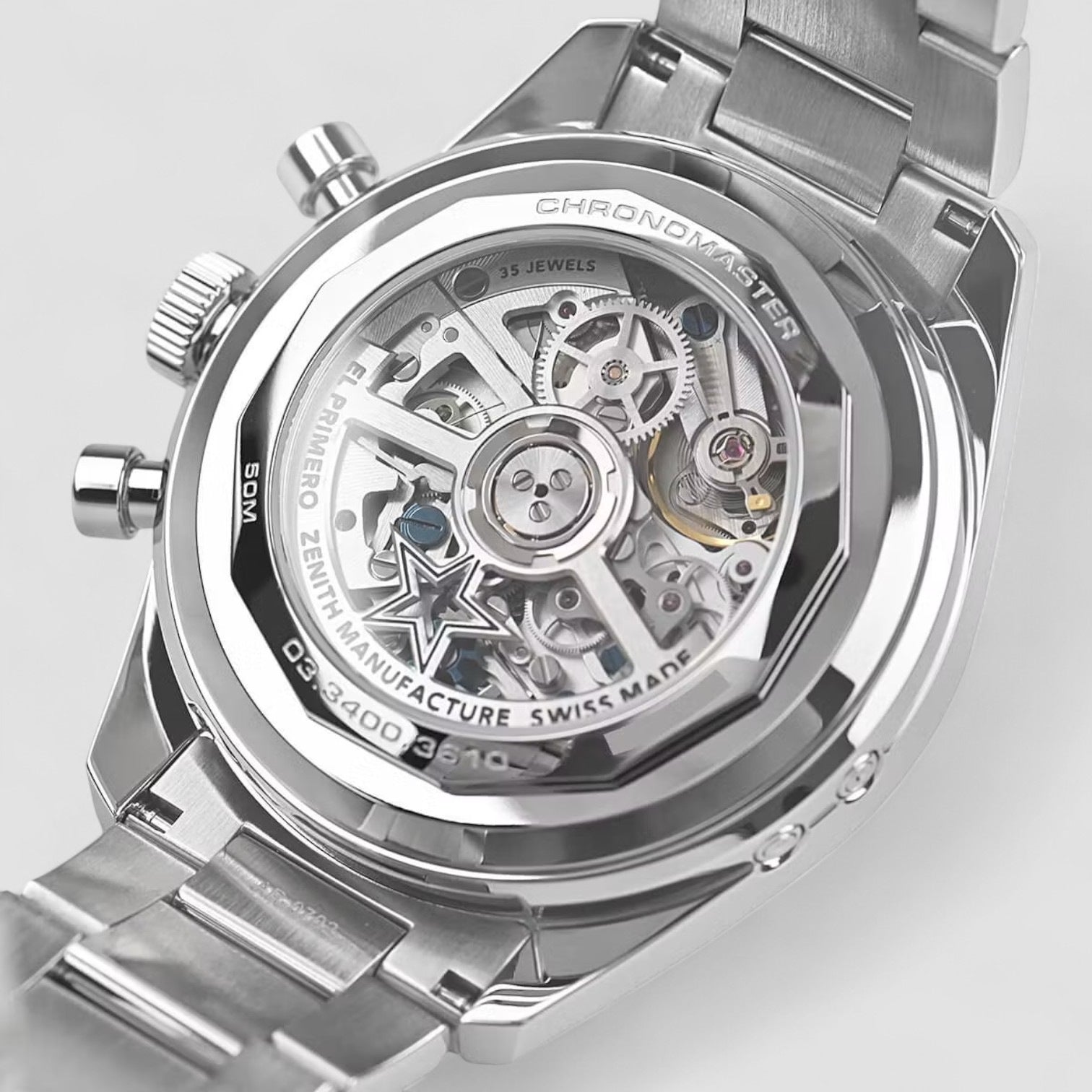 Chronomaster Original Triple Calendar Automatic Silver Dial Men's Watch