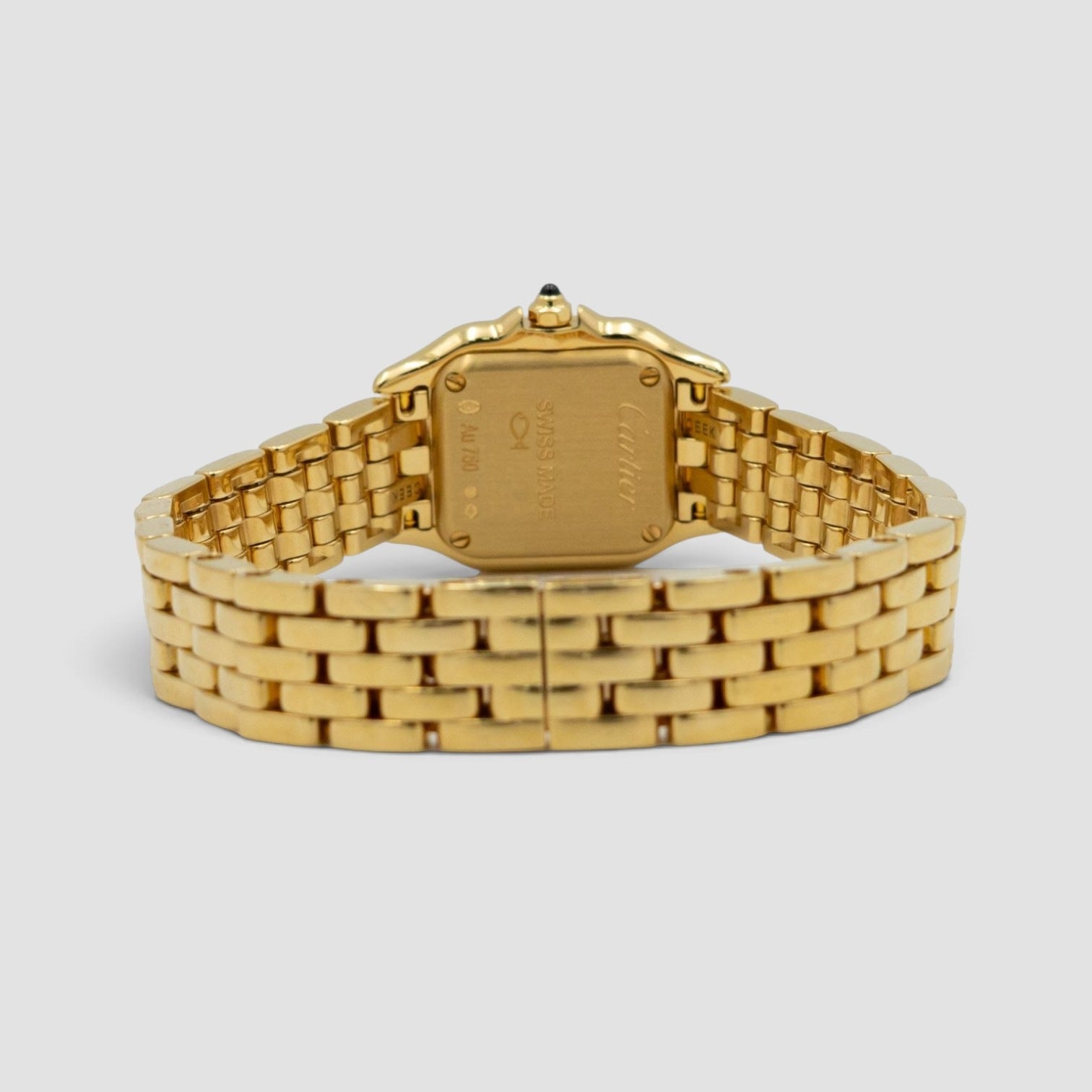Panthère de Cartier 25 x 19mm 18K Yellow Gold Silver Dial