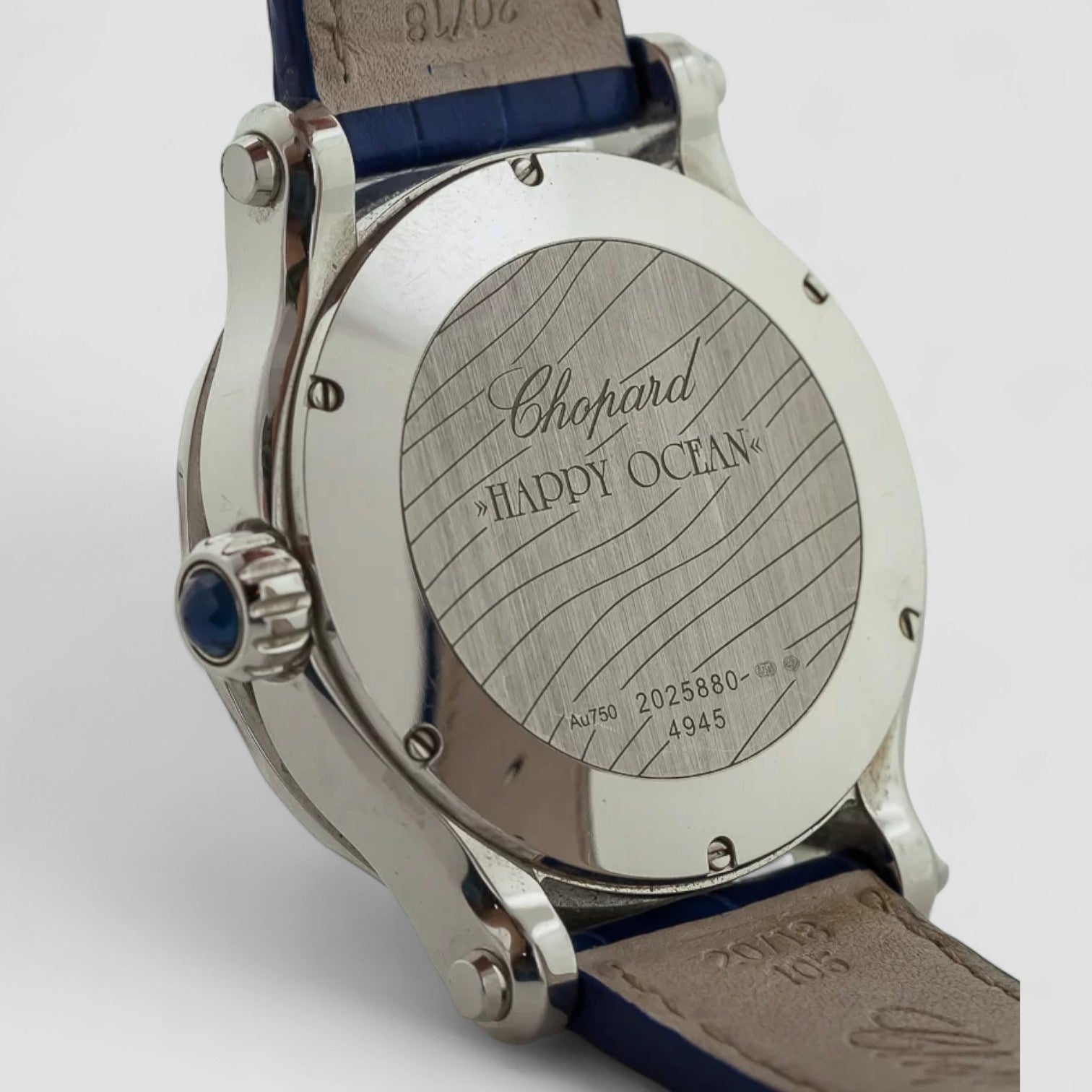 Happy Ocean White Gold Ladies Watch 40mm
