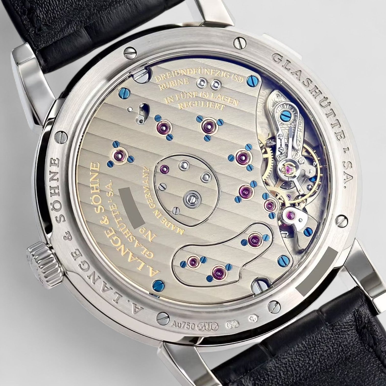 Lange 1 18K White Gold Silver Dial