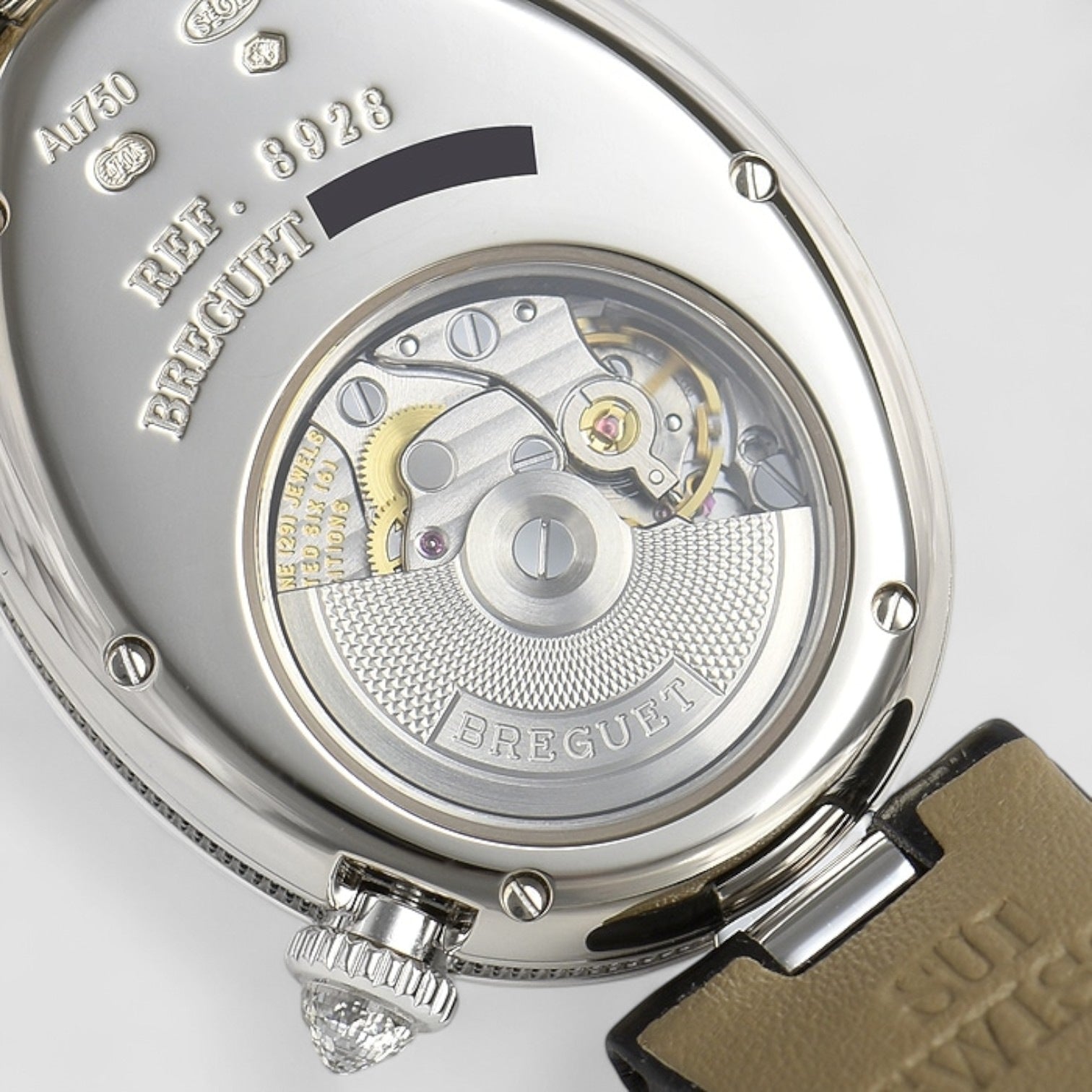 Reine de Naples Automatic Mini Pave Diamond Dial Women's Watch