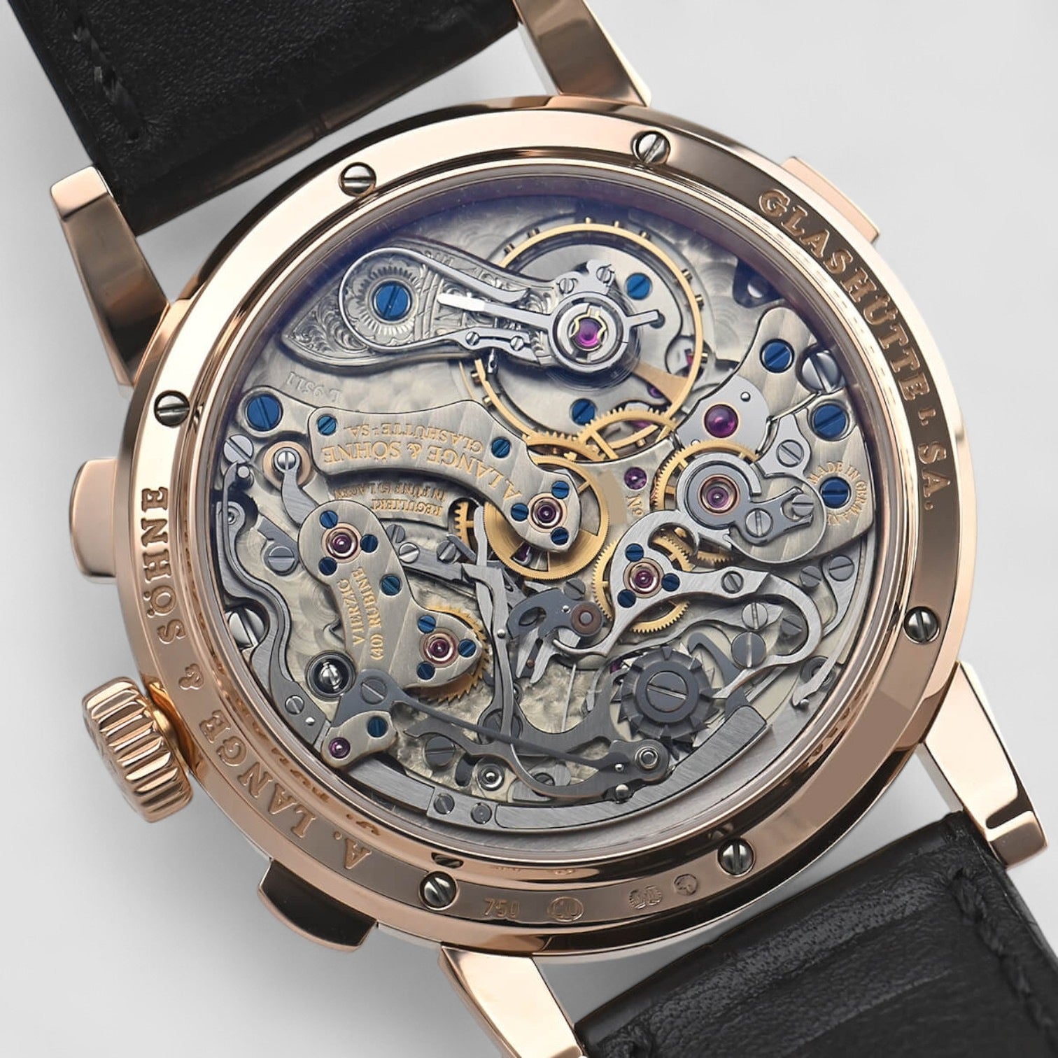 Datograph Flyback 18K Rose Gold Engravers Letter