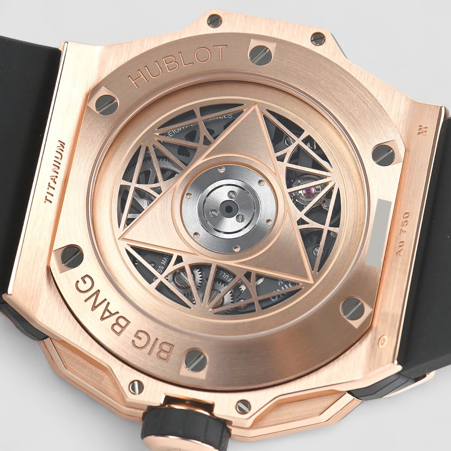 Sang Bleu Ii King Gold Big Bang Unico Blue Pave 45