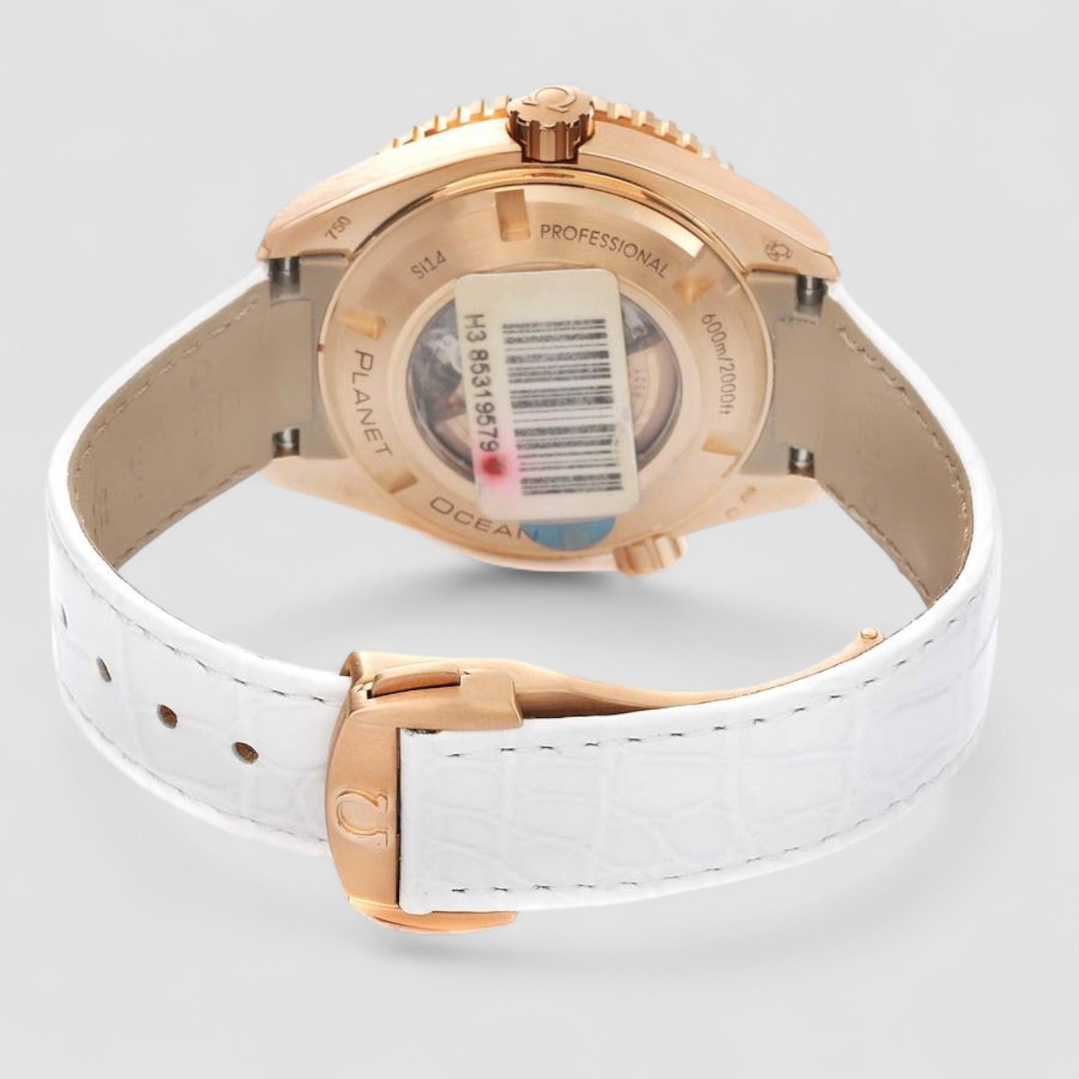 Seamaster Planet Ocean Rose Gold Diamond Ladies Watch