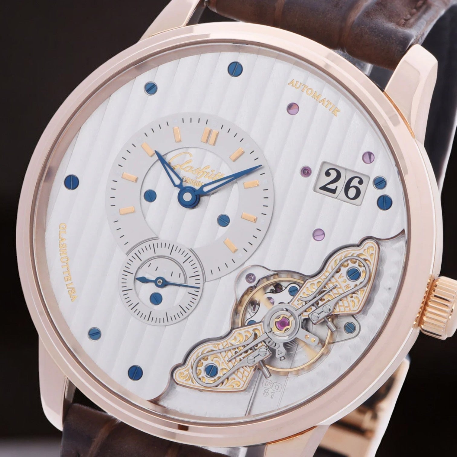 PanoMaticInverse Red Gold 42 mm