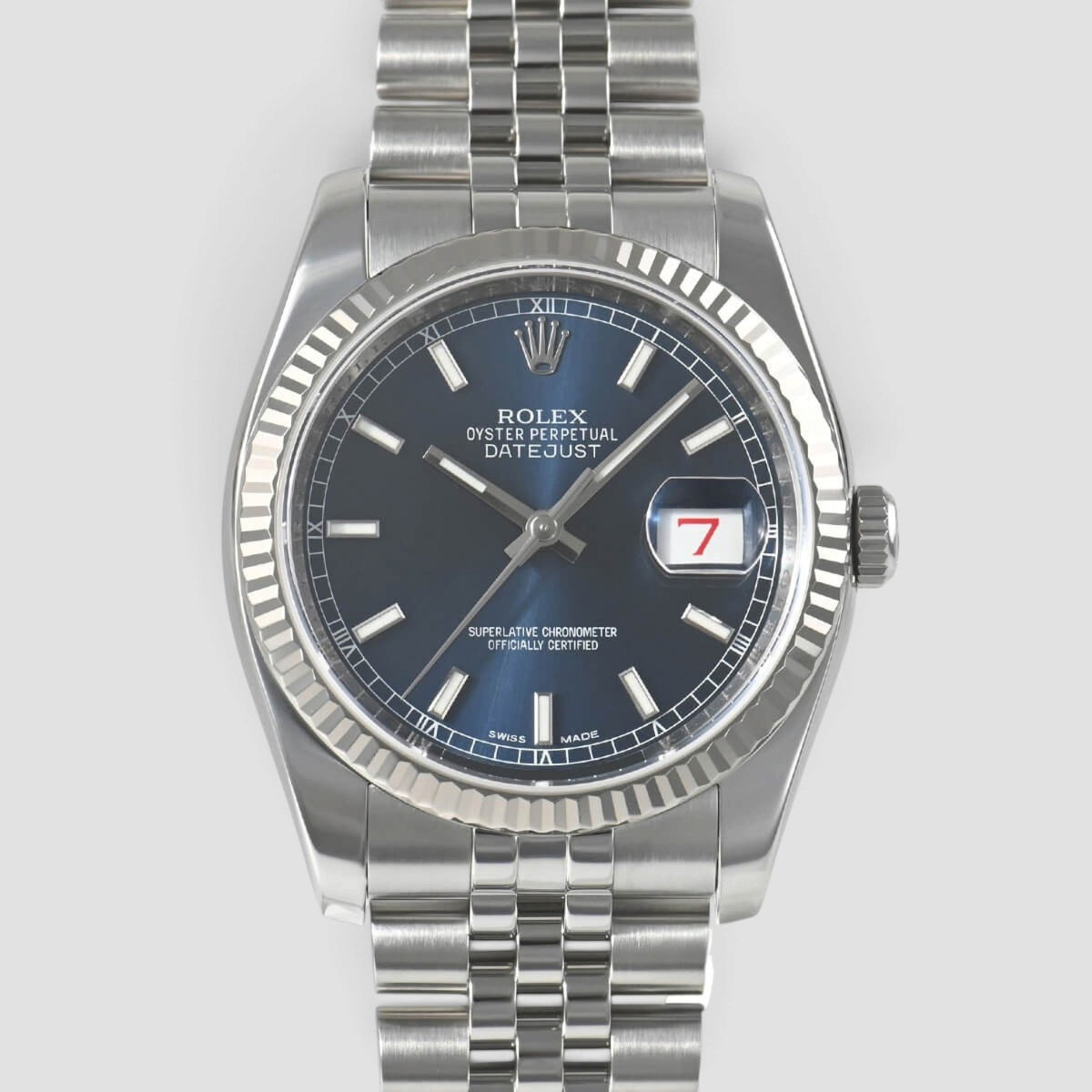 Datejust 36 Blue Dial Roulette Date Jubilee