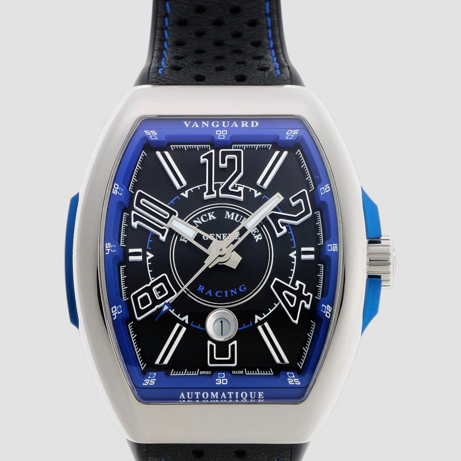 Vanguard Racing Black Dial Blue Stainless Steel