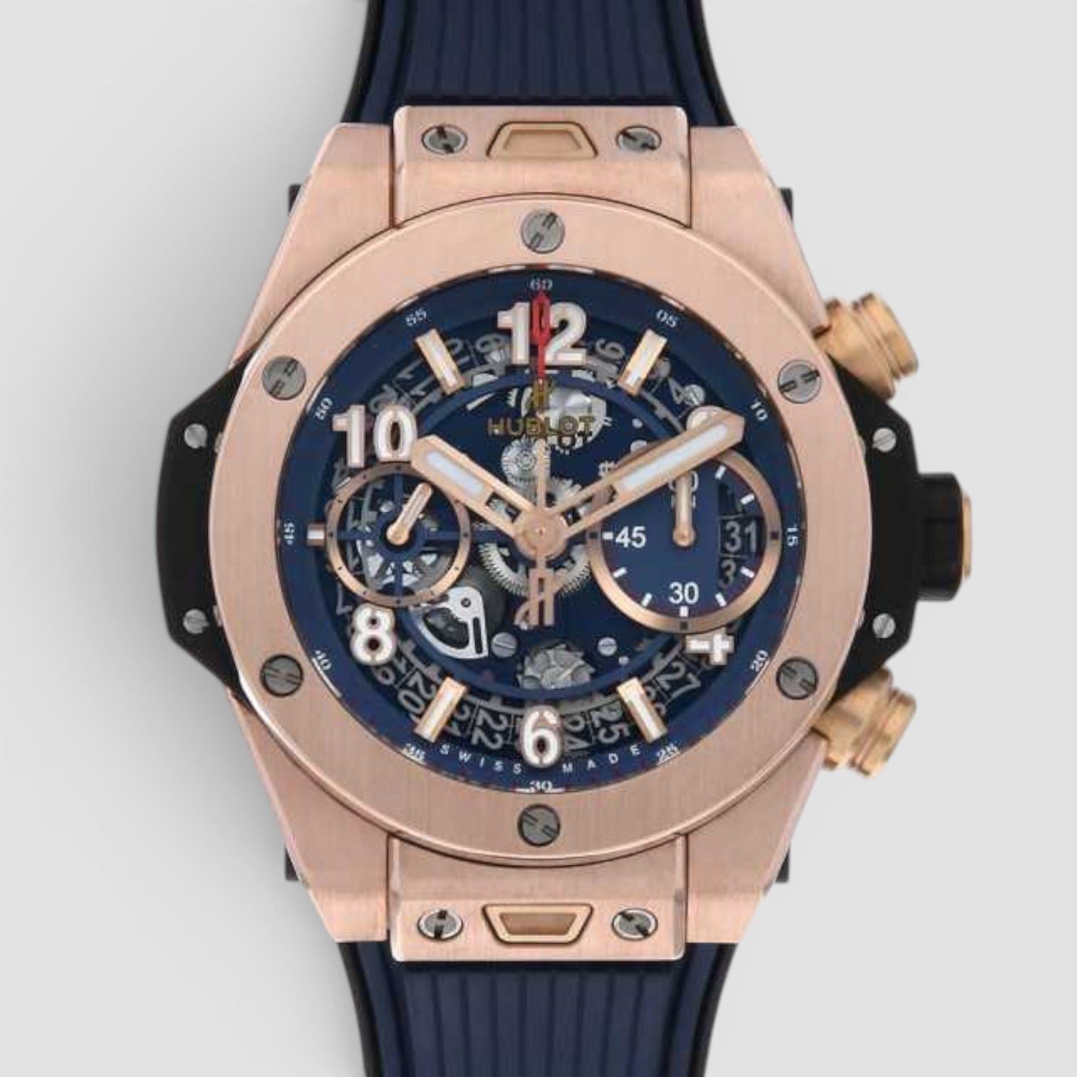 Bang Unico King Gold Blue 42 Mm Big