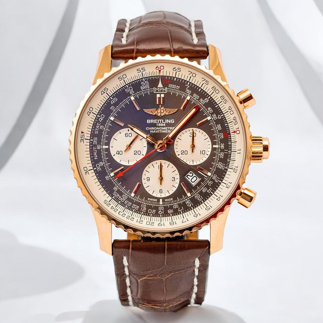 Navitimer Rattrapante Chronograph Rose Gold 45mm – Limited Edition