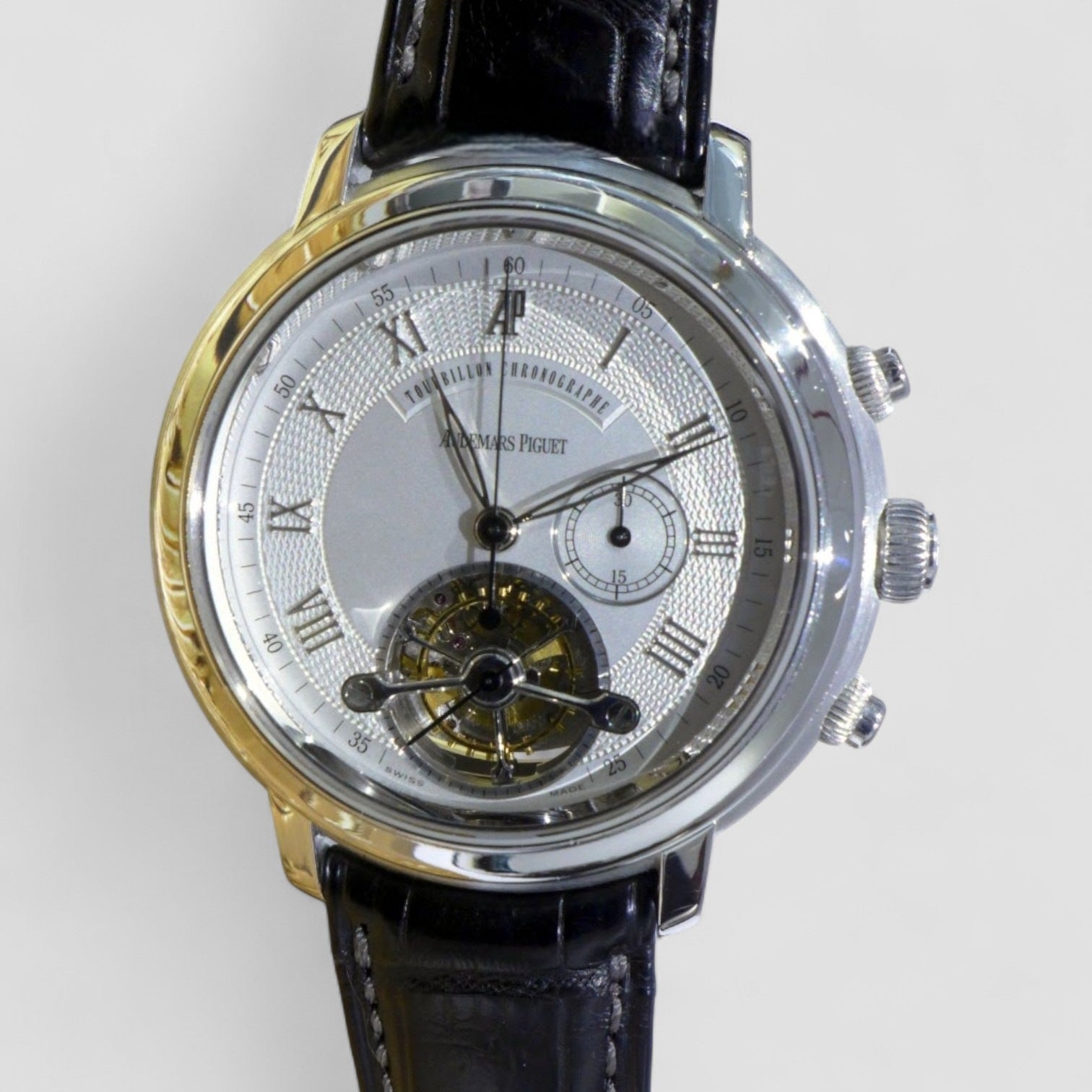 Tourbillon Chronograph Jules Audemars White Gold 43mm