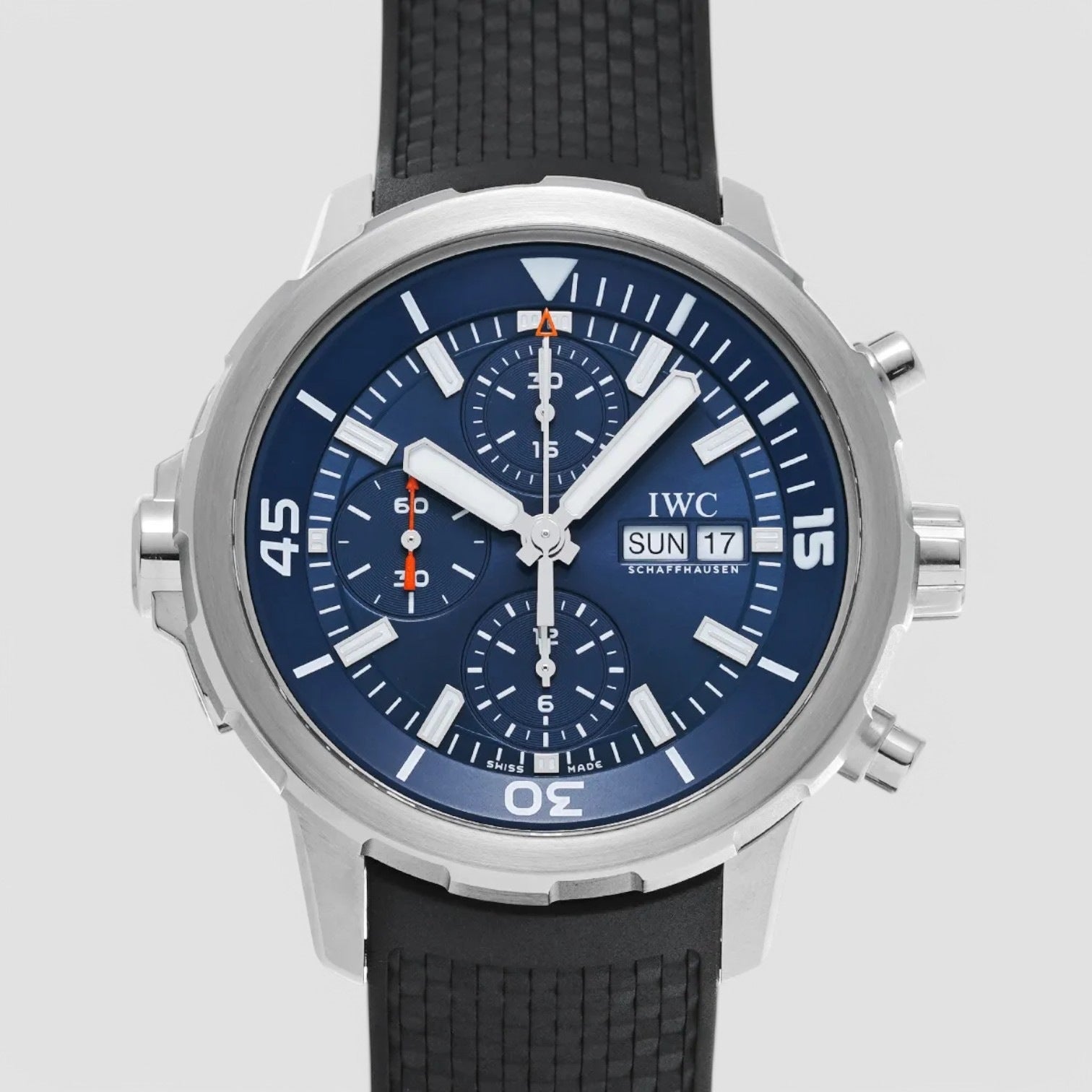 Aquatimer Chronograph SS / Rubber Blue Dial