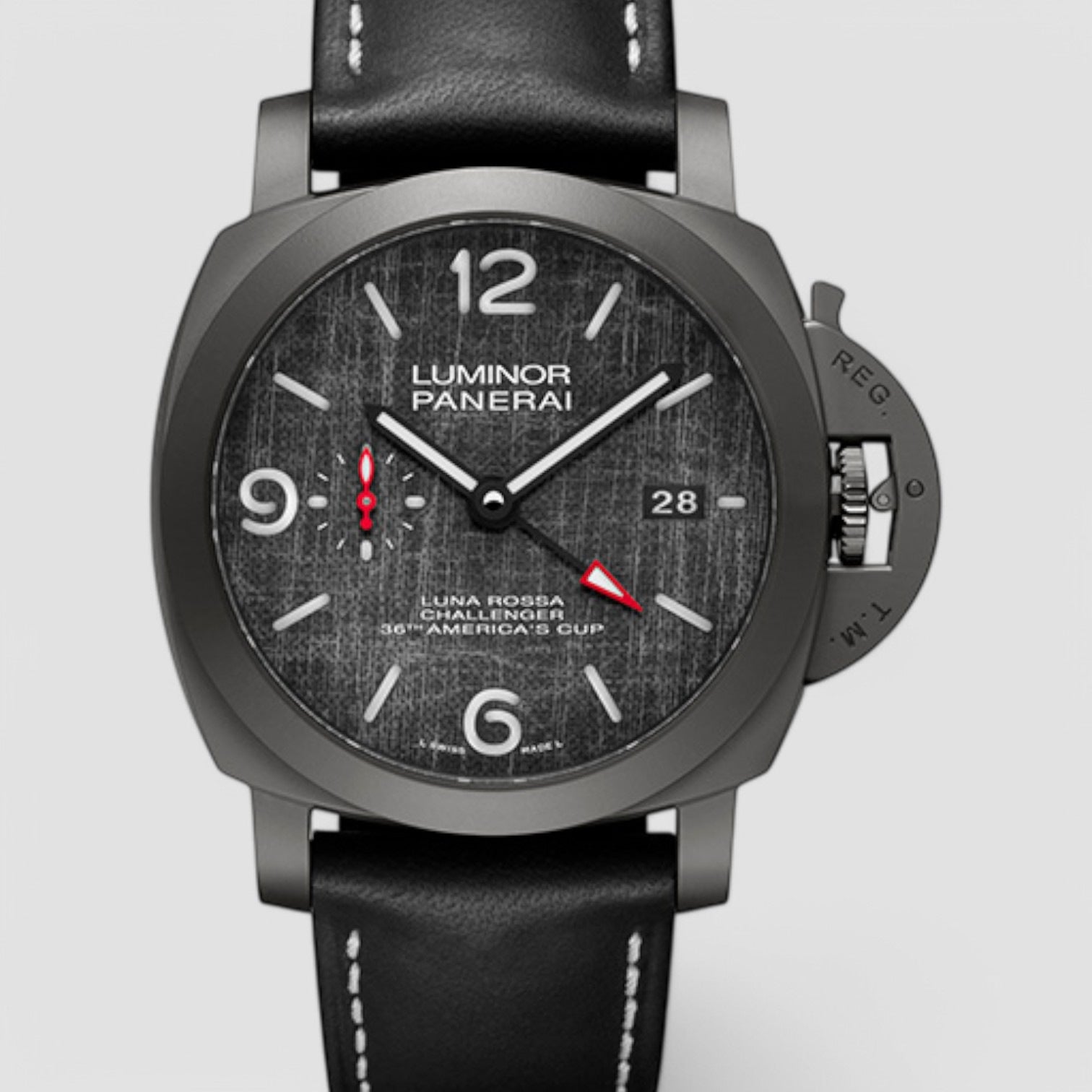 Luminor Luna Rossa GMT Automatic Grey Dial 44 mm Men's Watch