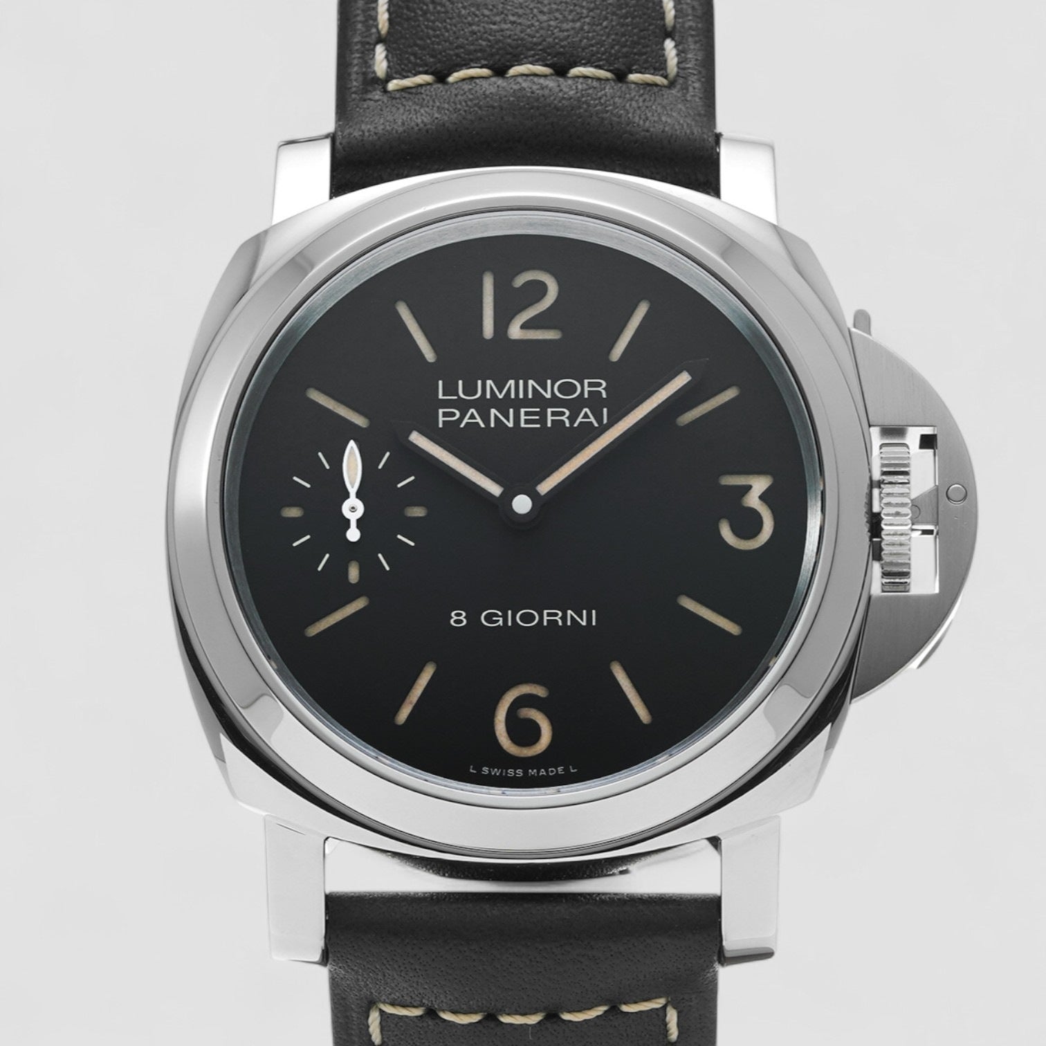 Luminor 8 Days SS Black Dial 2024