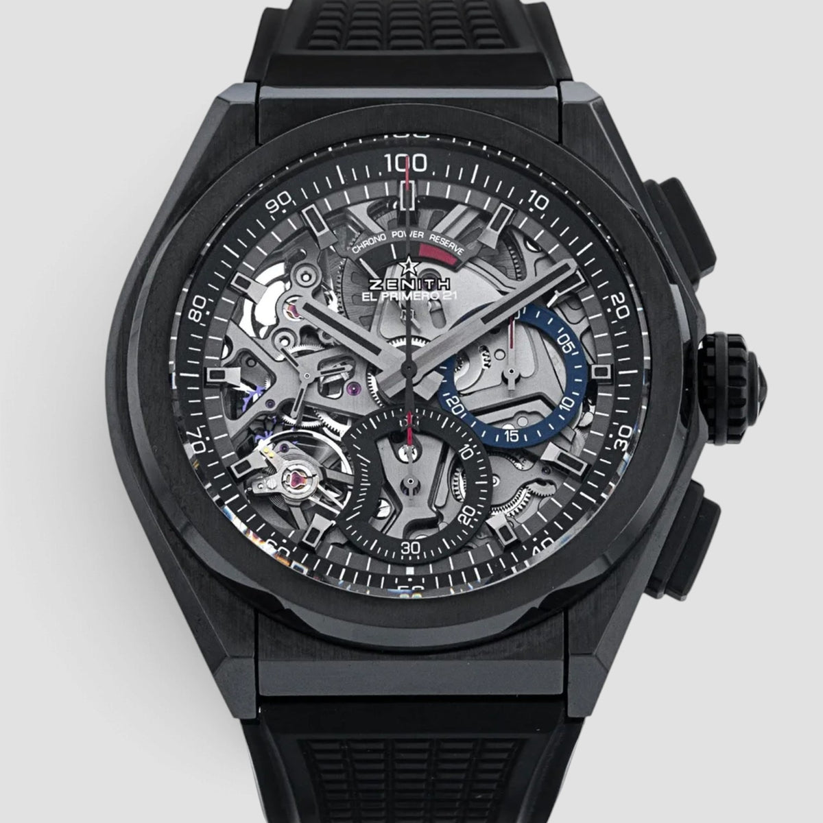 Defy El Primero 21 Carbon Skeleton Dial