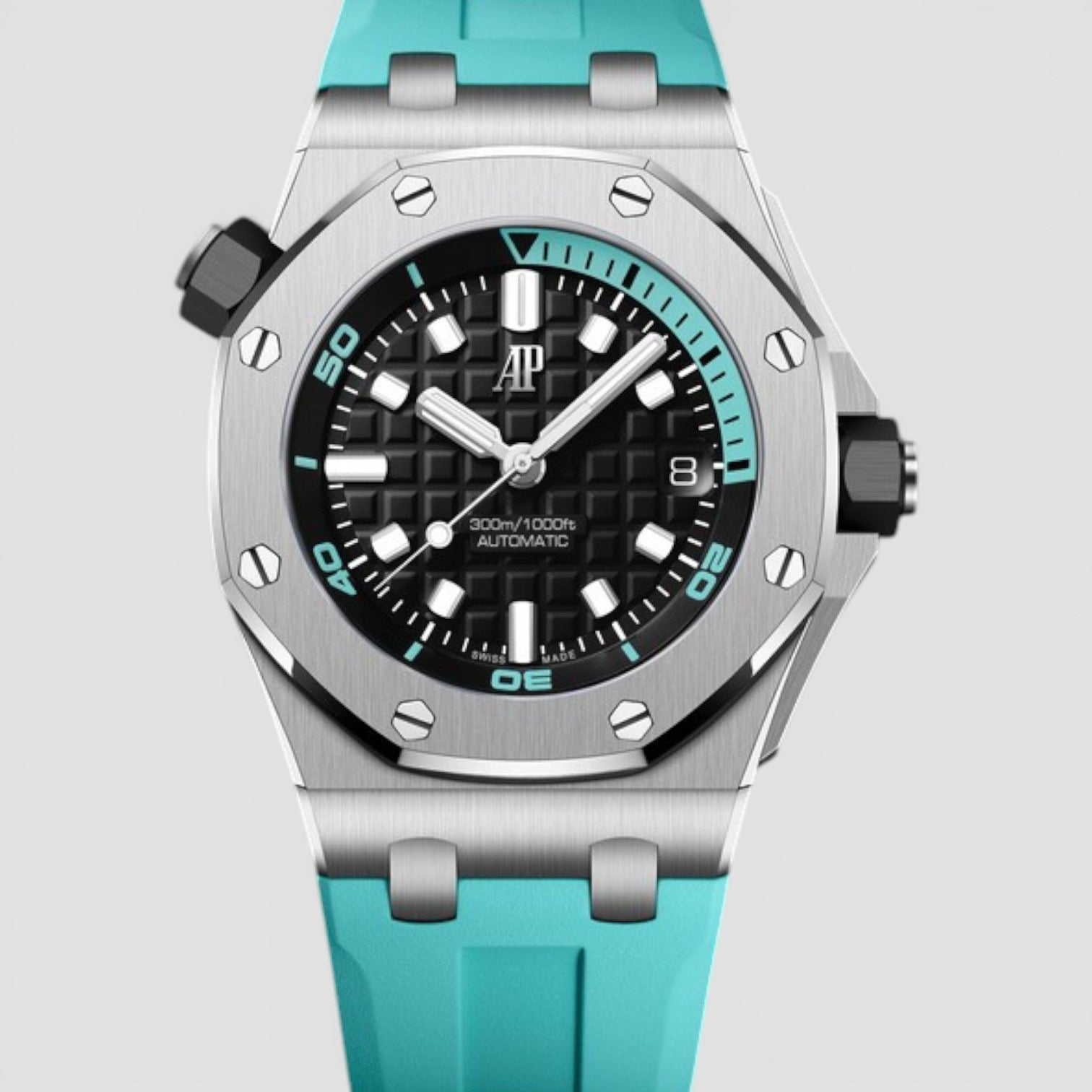 ダイアナ　サマーコレクション×アンミカガードルターコイズブルー Audemars Piguet Royal Oak Offshore Mega Tapisserie Black Dial 42mm