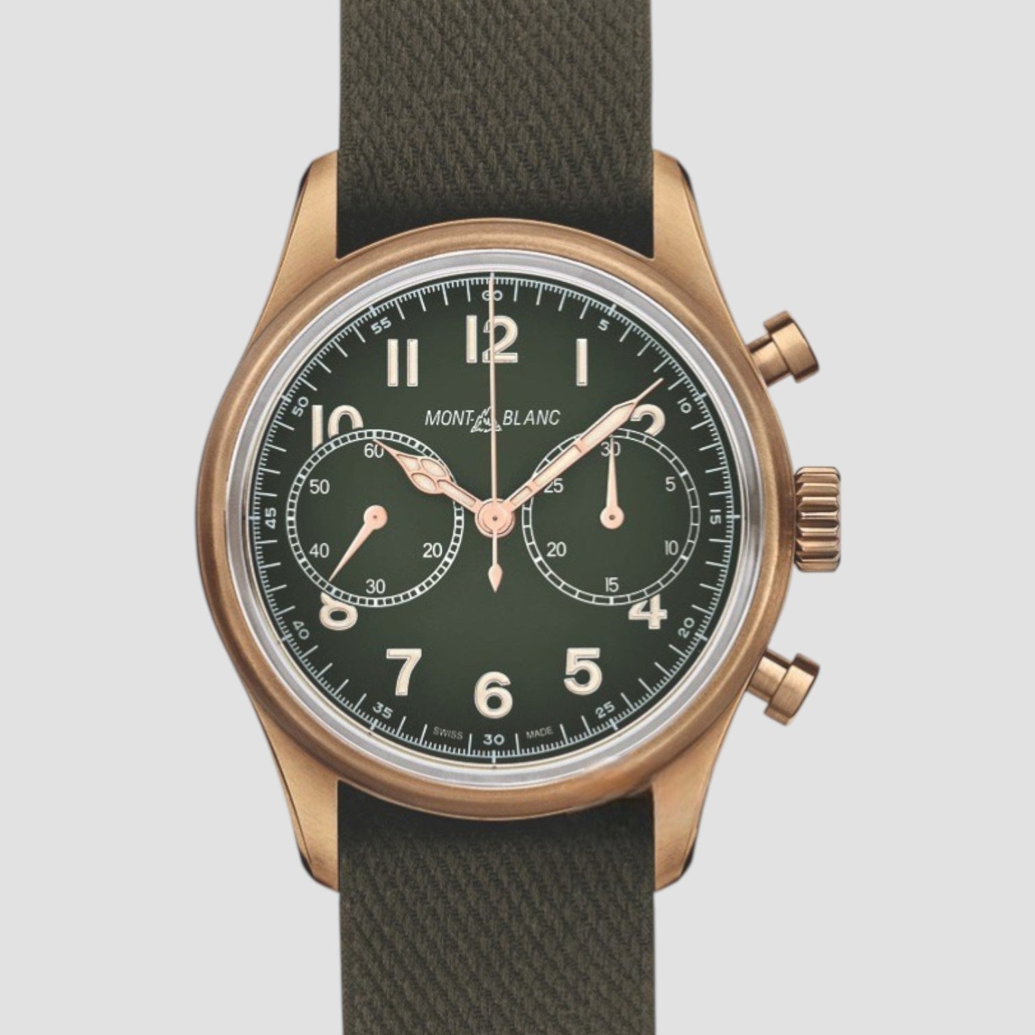 モンブラン ノート 149 エメラルド グリーン 117865 Montblanc 1858 Series Bronze Watch 42mm U0119908