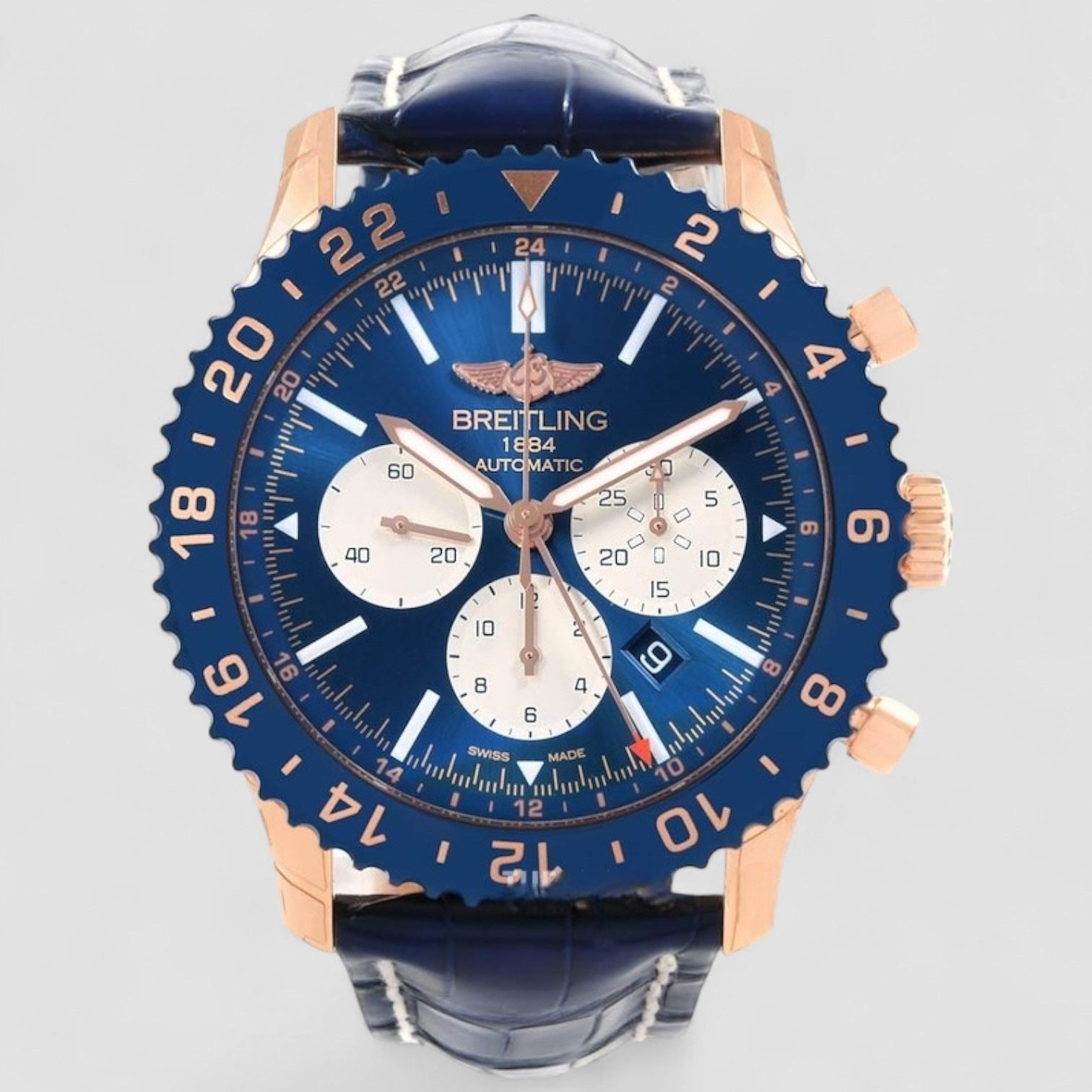 Chronoliner Automatic Blue Dial Unisex Watch