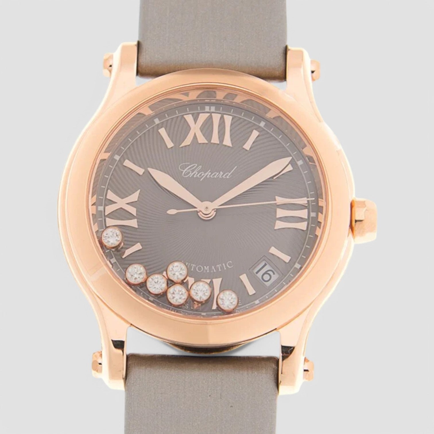 Happy Diamonds Automatic Grey Dial Watch