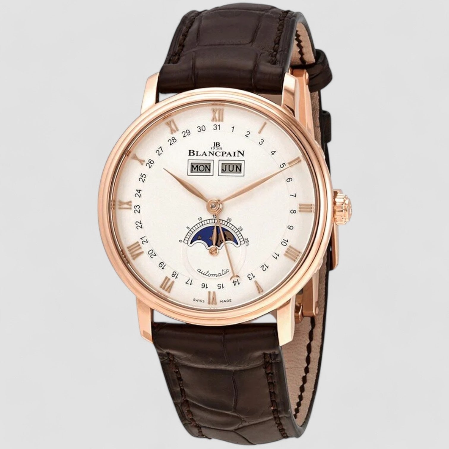 Villeret Complete Calendar Moonphase 18K Rose Gold