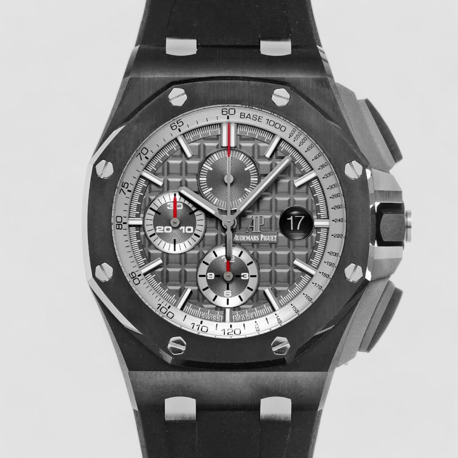 Royal Oak Offshore Chronograph Black Dial Ceramic / Rubber