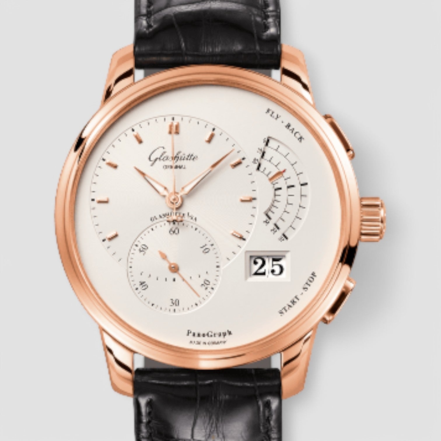 PanoGraph Rose Gold Mens Watch 40mm