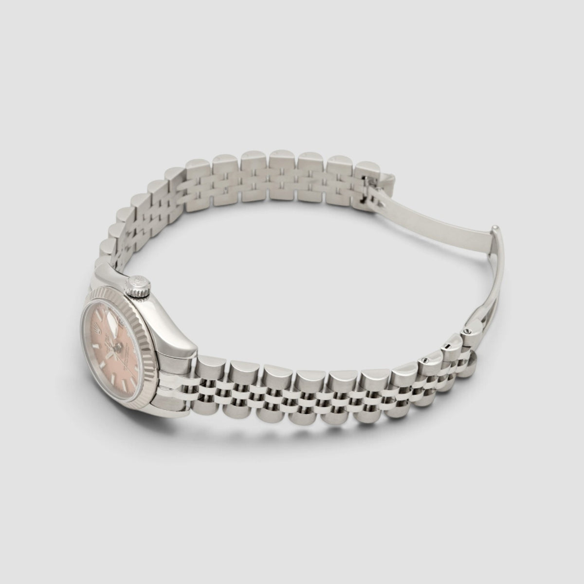Lady-Datejust Pink Dial Jubilee