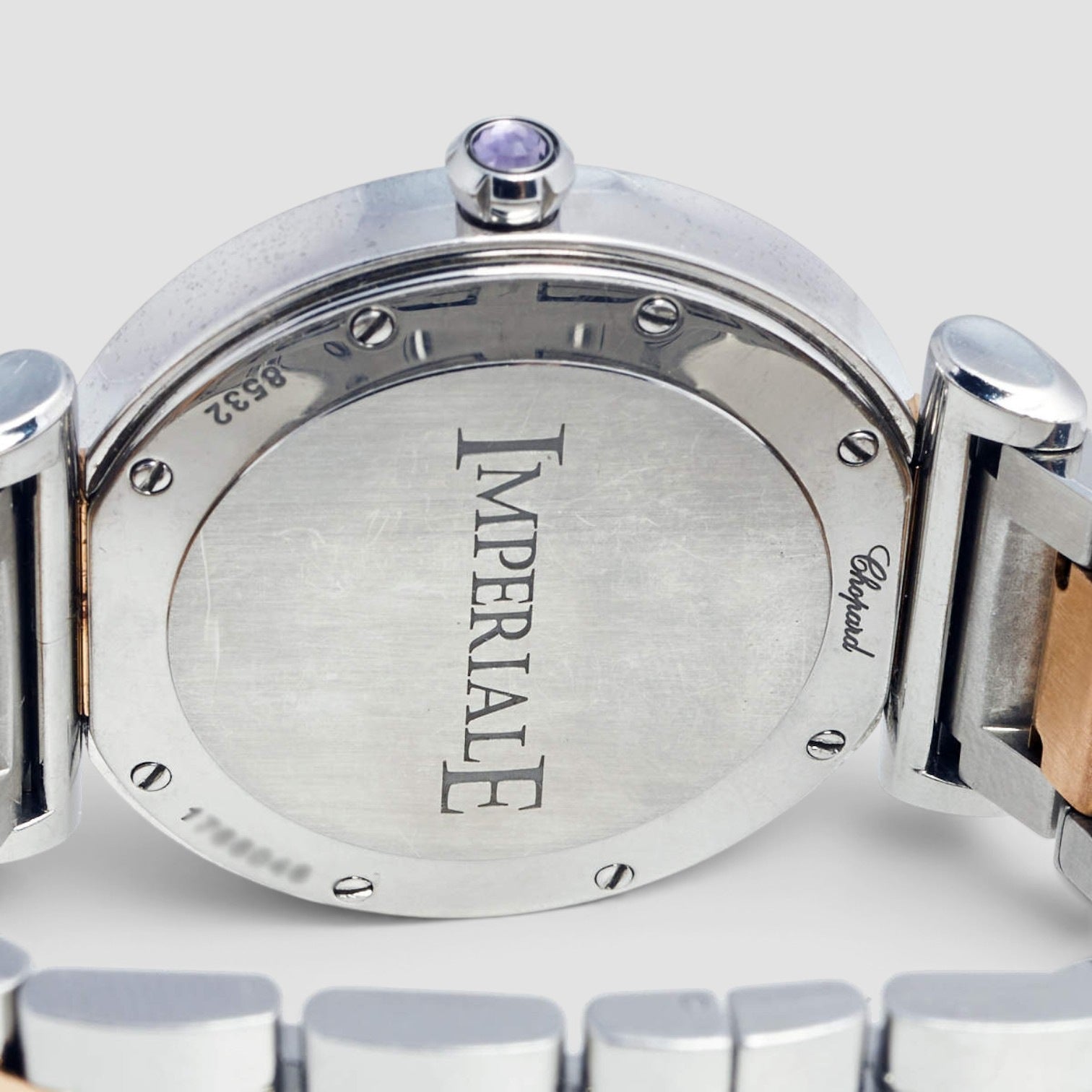 Imperiale 36mm Gold & Steel Diamond Mother-of-Pearl Dial