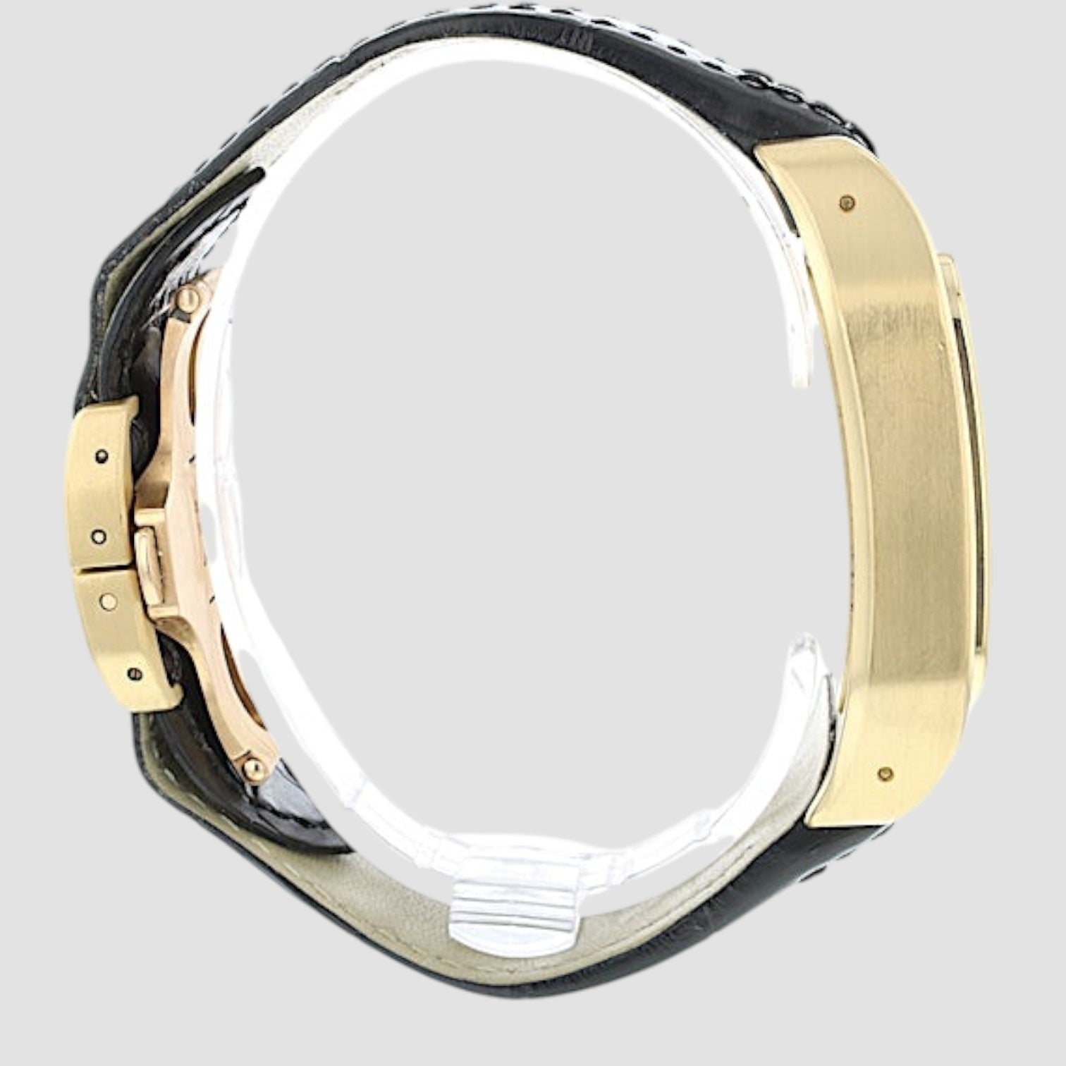 Santos 100 18K Yellow Gold Men's Watch