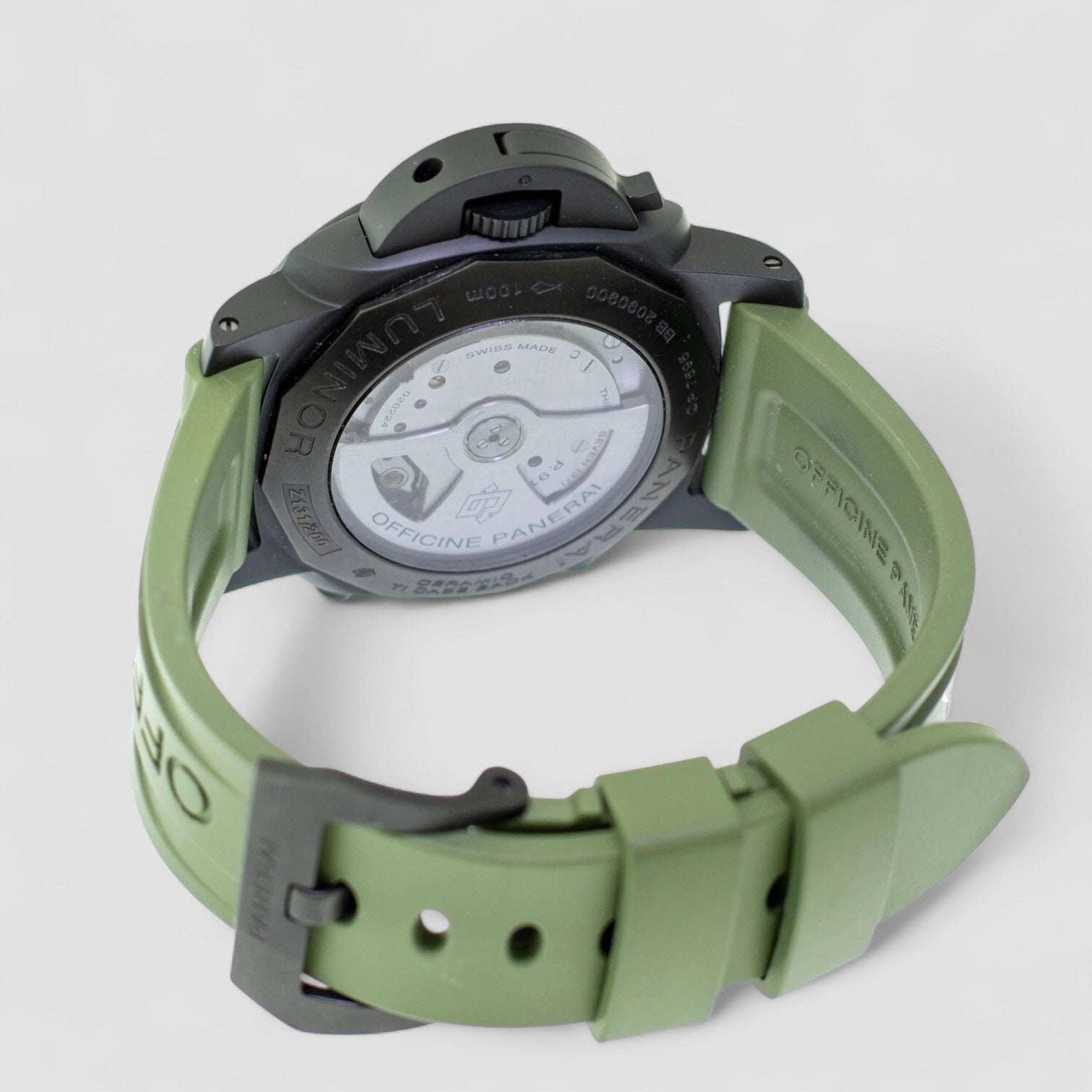 Luminor Chrono Flyback Black Ceramic Green Arabic 44mm