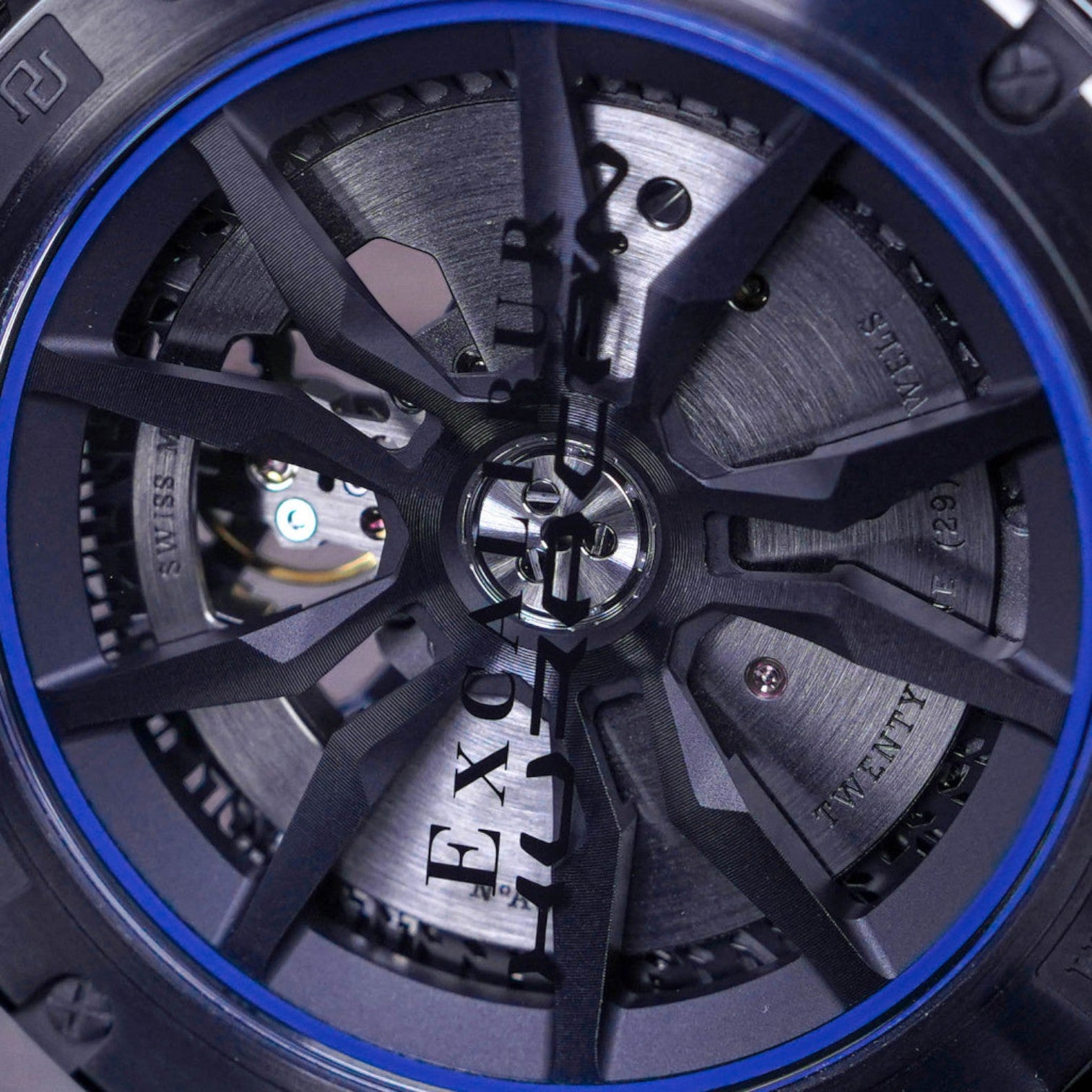 EXCALIBUR SPIDER HURACAN 45MM BLACK DLC TITANIUM