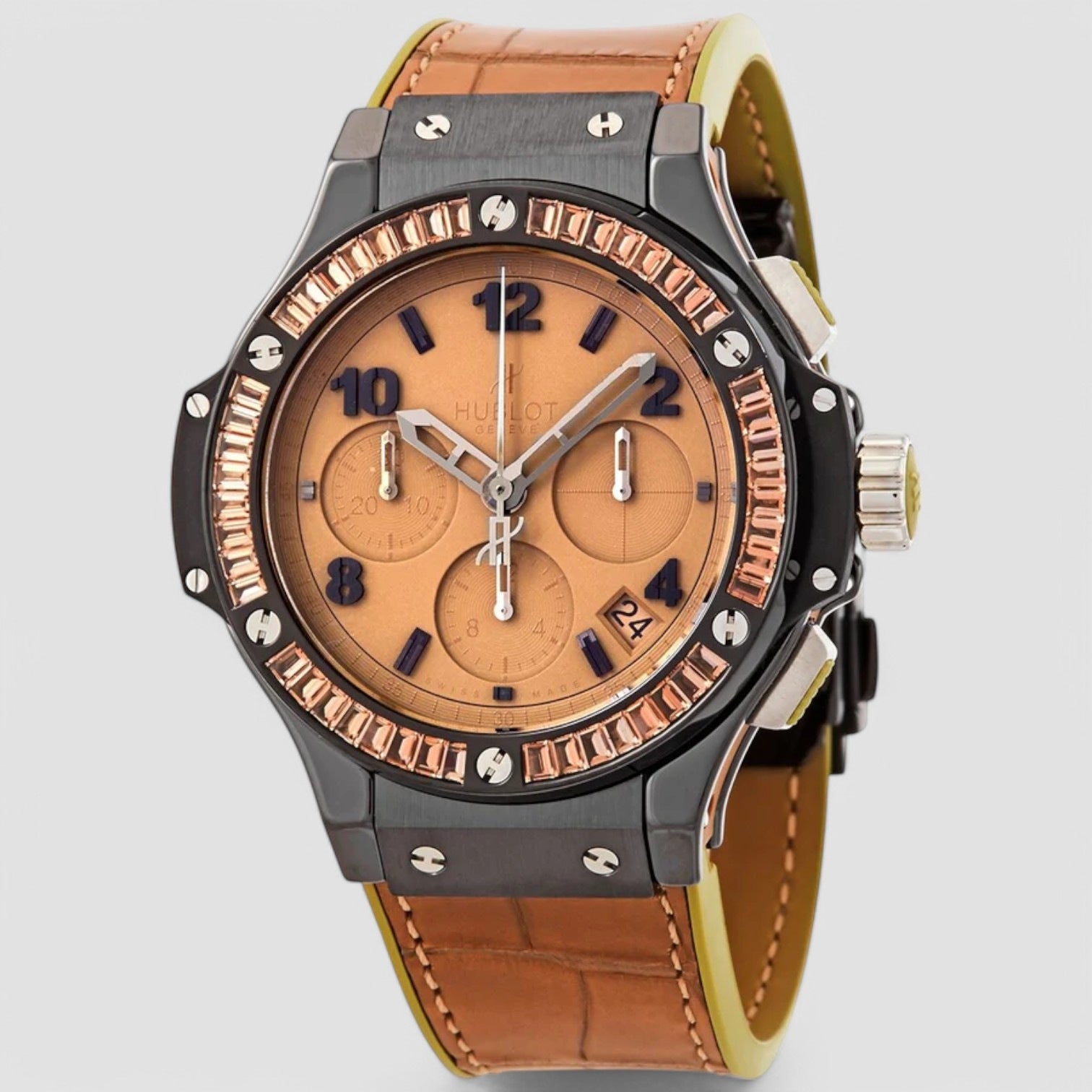 Big Bang Tutti Frutti Tan Dial Chronograph Unisex Watch