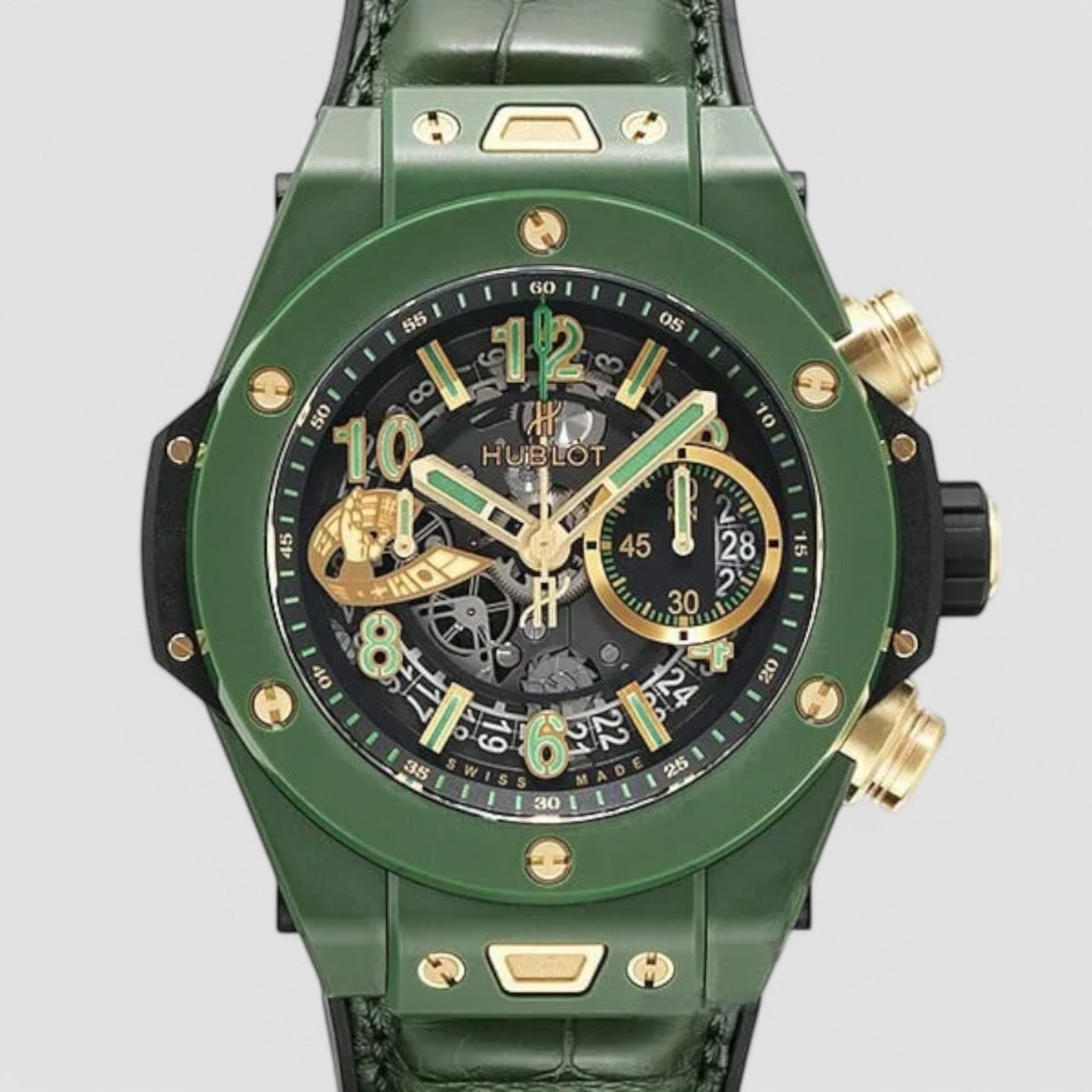 Big Bang Unico 45 mm WBC Green Ceramic Men's watch