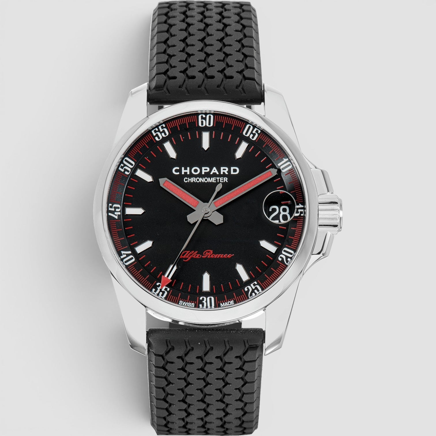 Mille Miglia Grand Turismo Alfa Romeo Stainless Steel Automatic