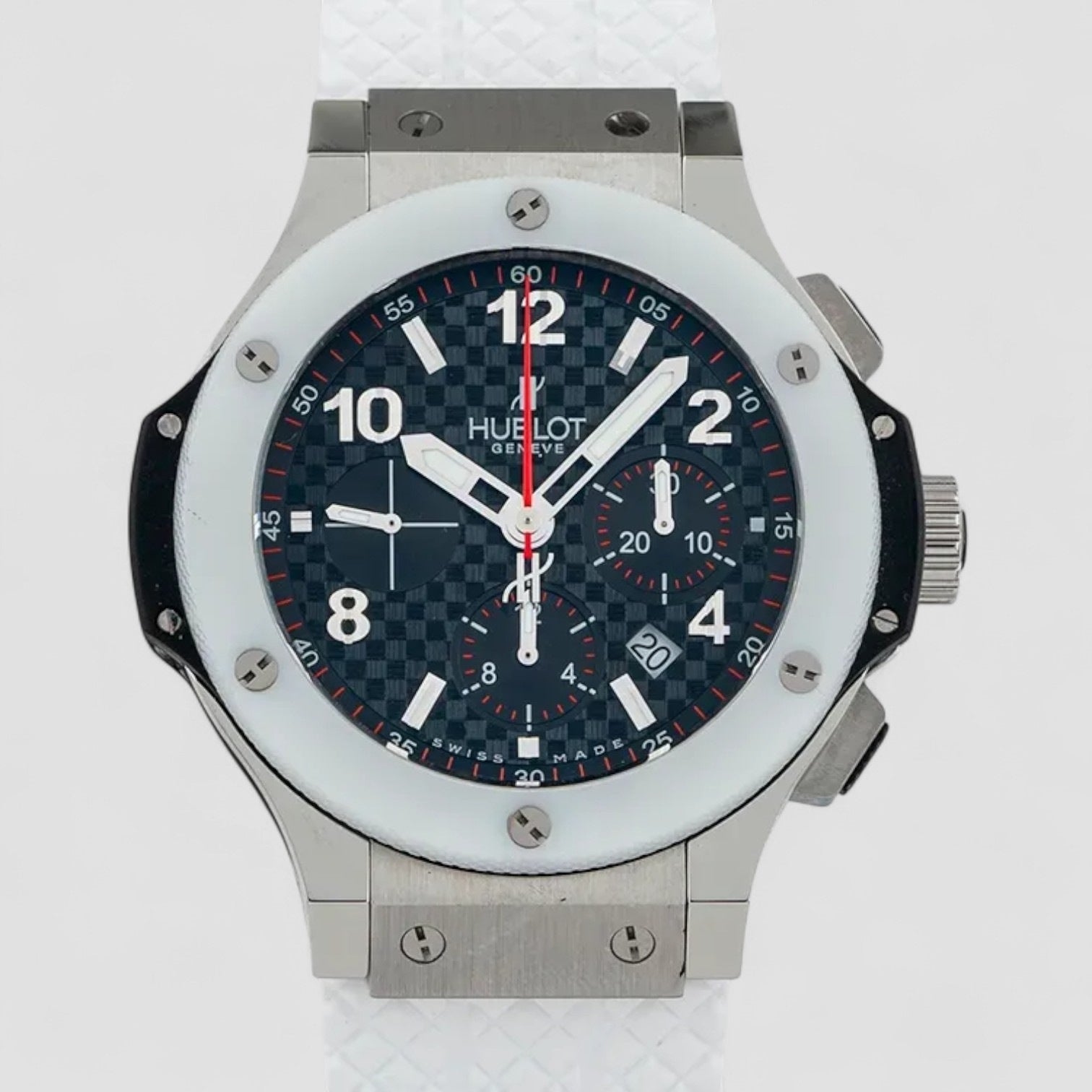 Big Bang 44MM Black Dial Rubber Strap