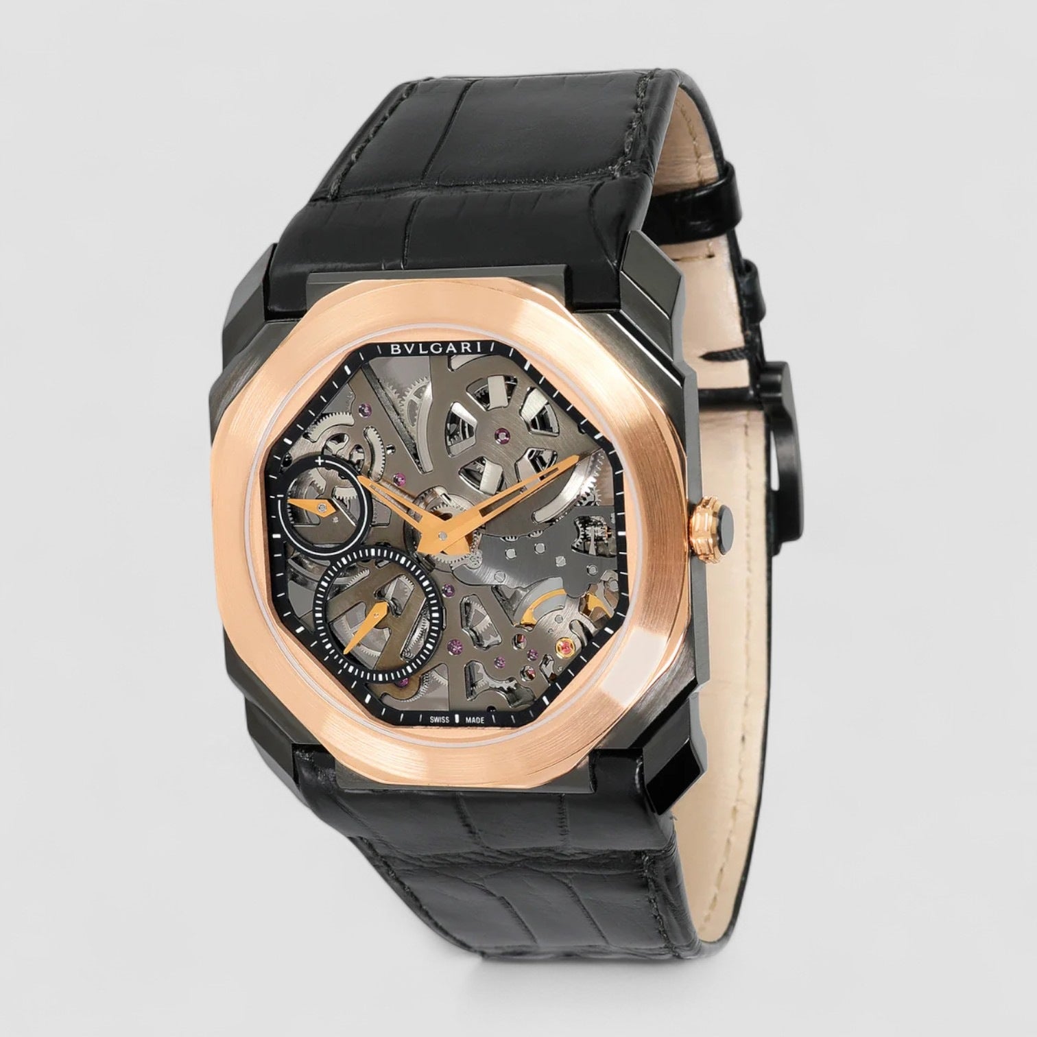 Octo Finissimo Skeleton DLC / 18K Rose Gold