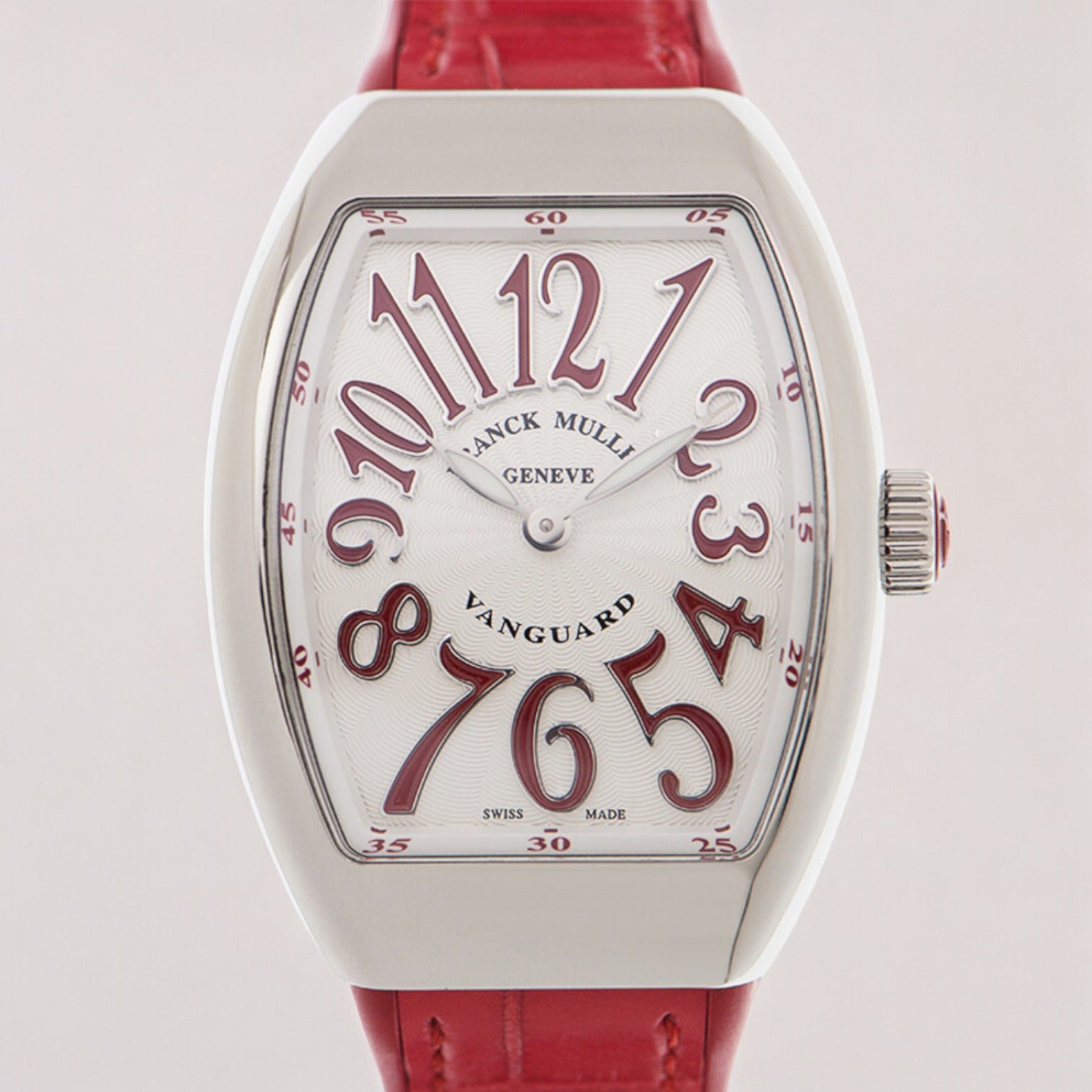 Vanguard 32MM Quartz Red Silver Dial