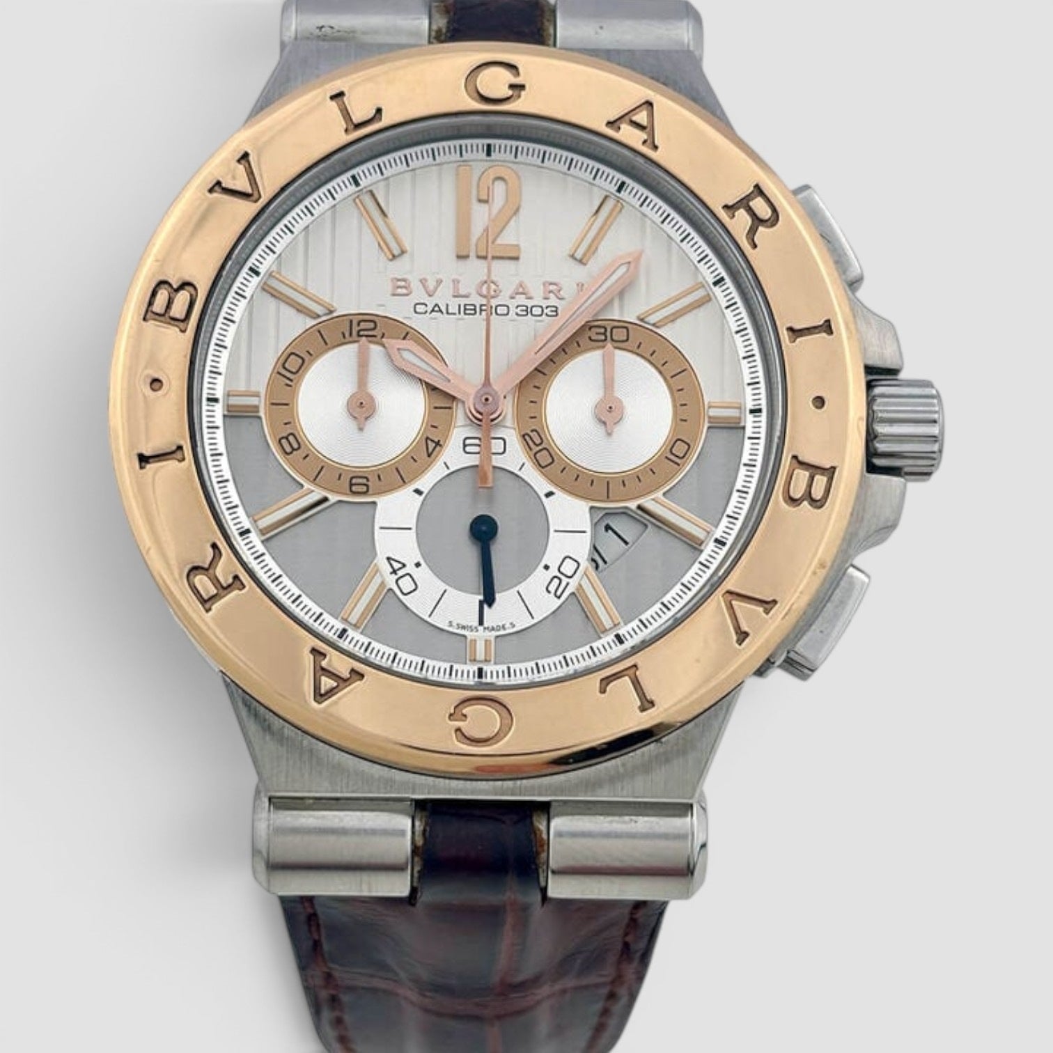 Bulgari Men's Watch Dial Stainless Diagono Automatic 101879