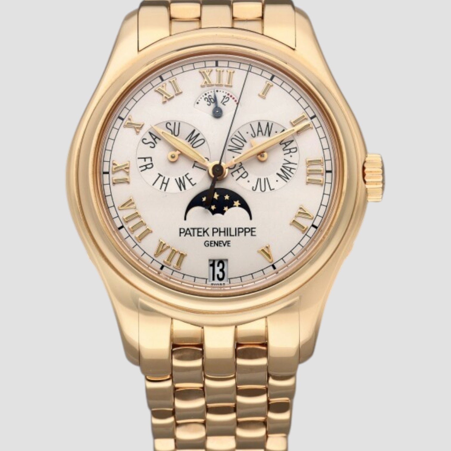 Annual Calendar Moonphase 18K Rose Gold / Bracelet