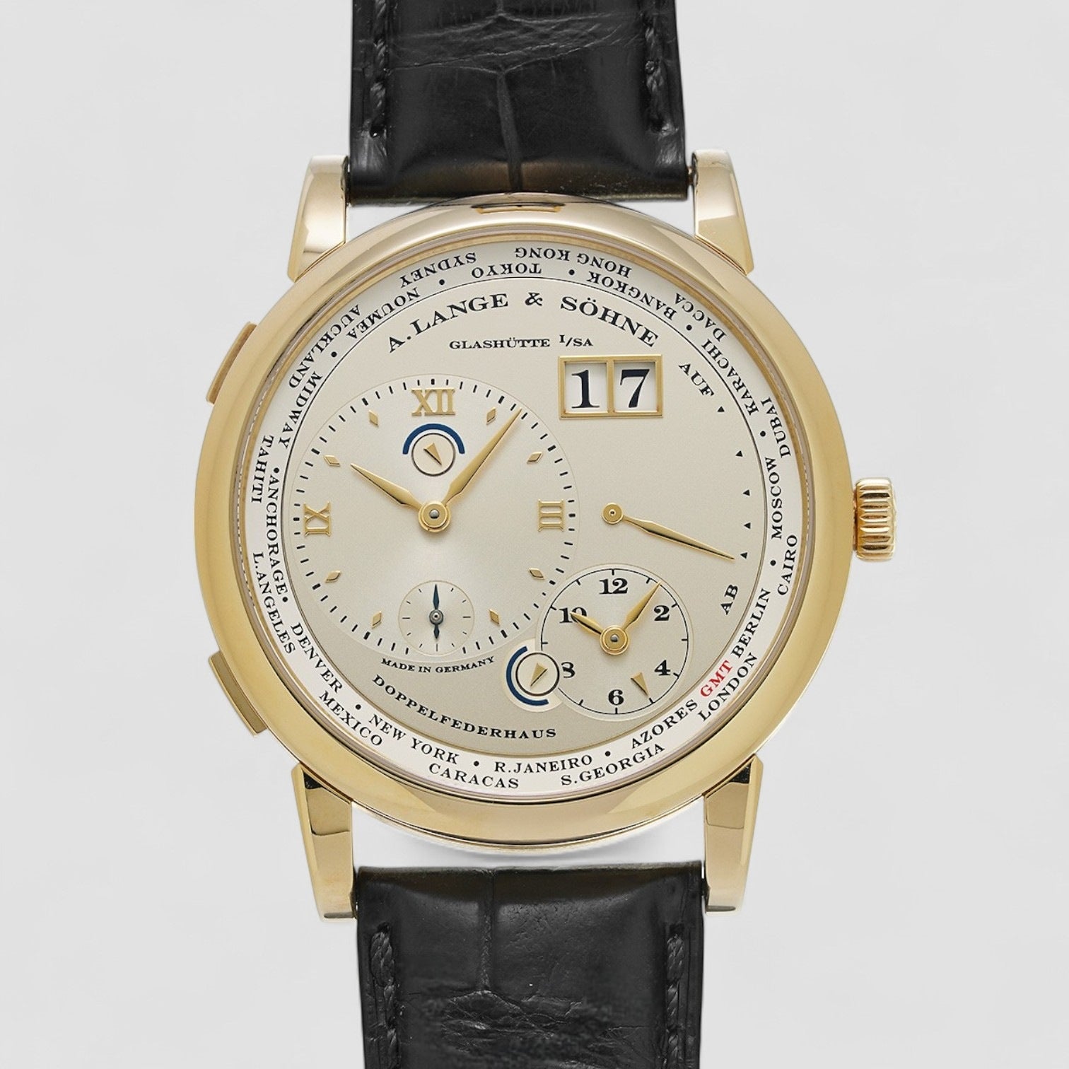 Lange 1 TimeZone 18K Yellow Gold