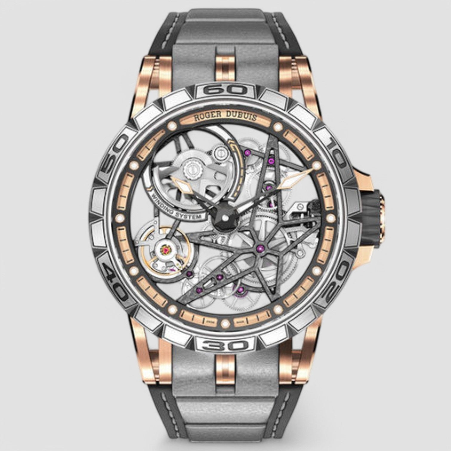 Excalibur Spider Automatic Skeleton Men's Watch